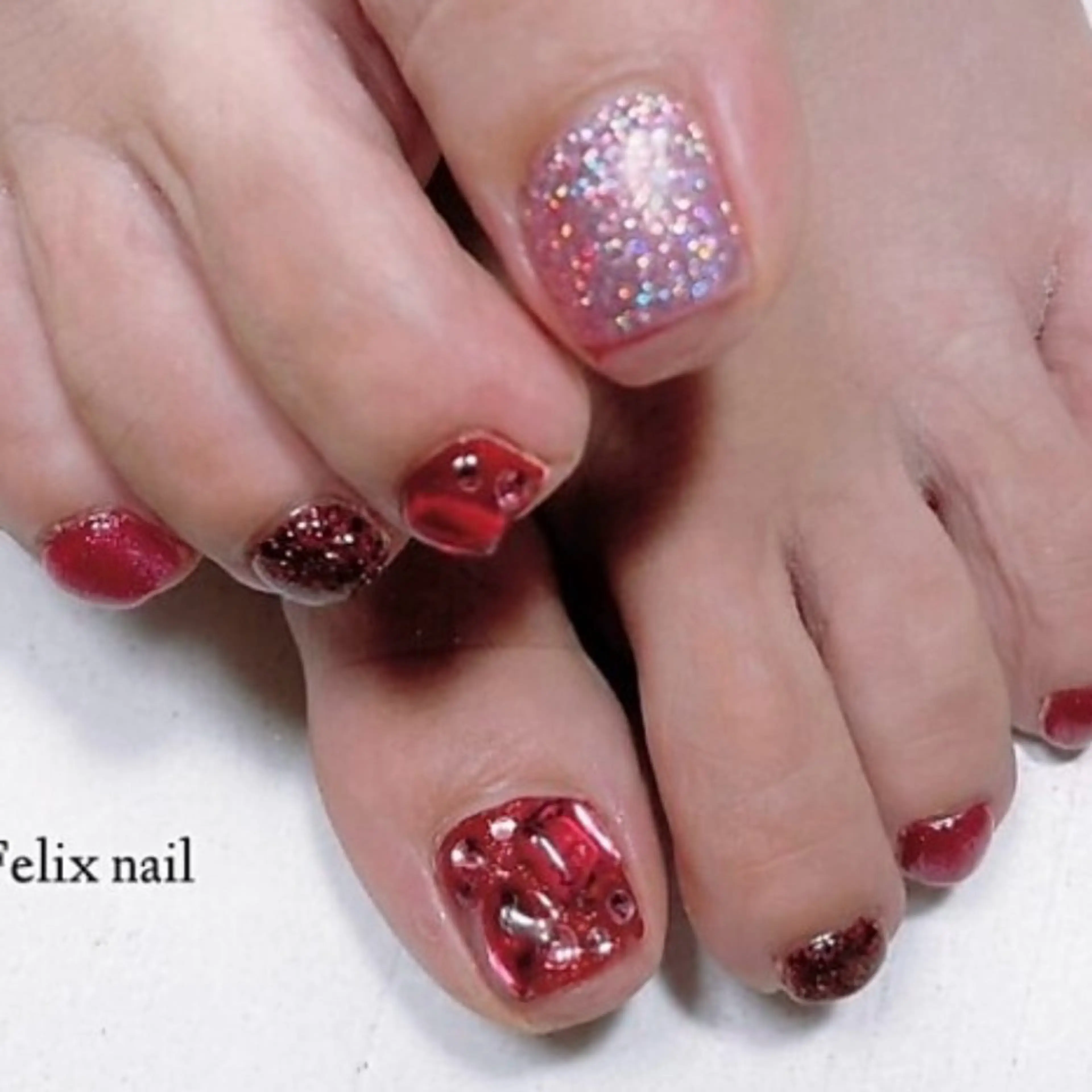 毎回オフ無料◎フット《お持ち込みデザインやり放題》の写真