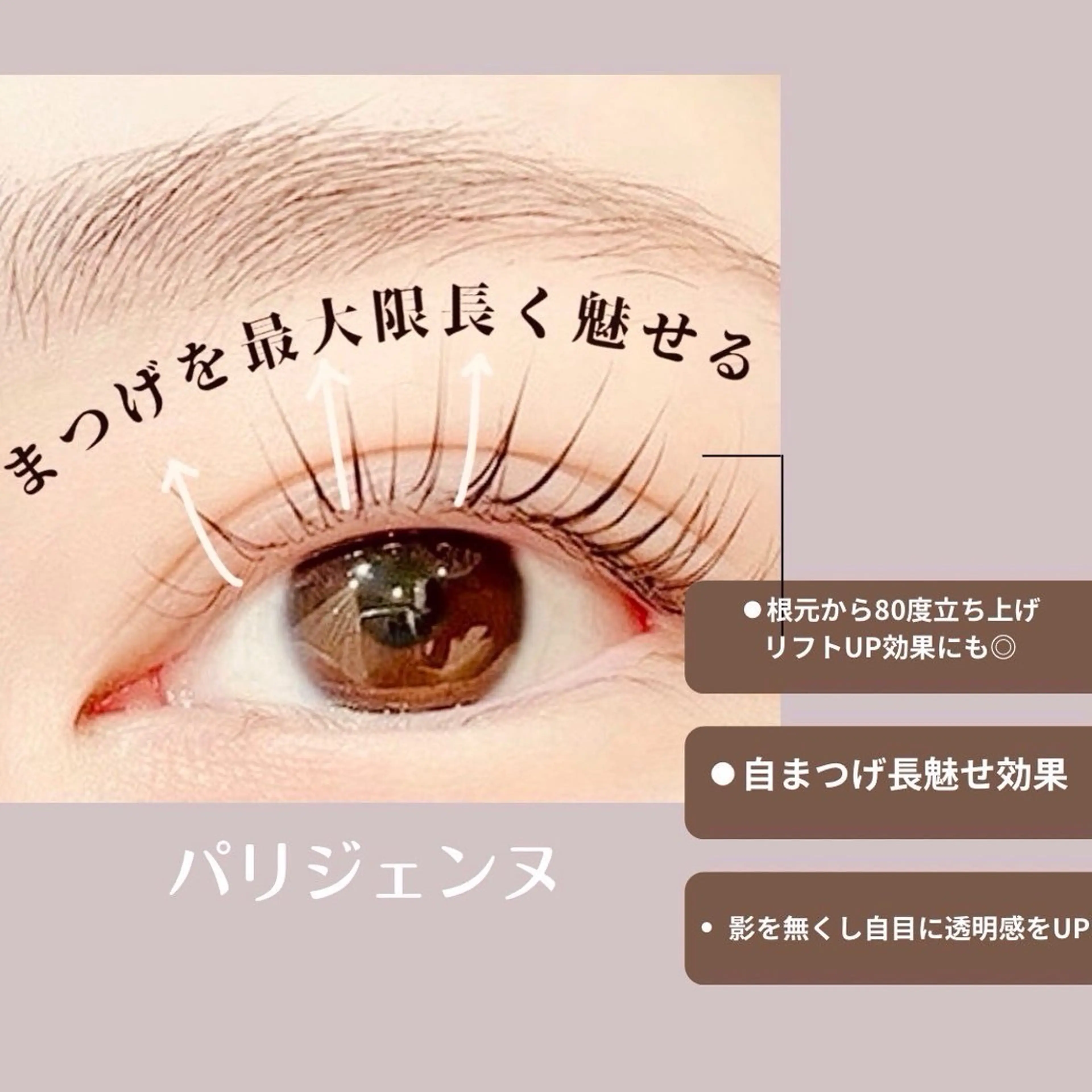 【🌷ご新規様限定🌷】パリジェンヌ⸜❤︎⸝‍＋¥300で束感お仕上げできます🍀.⋆の写真