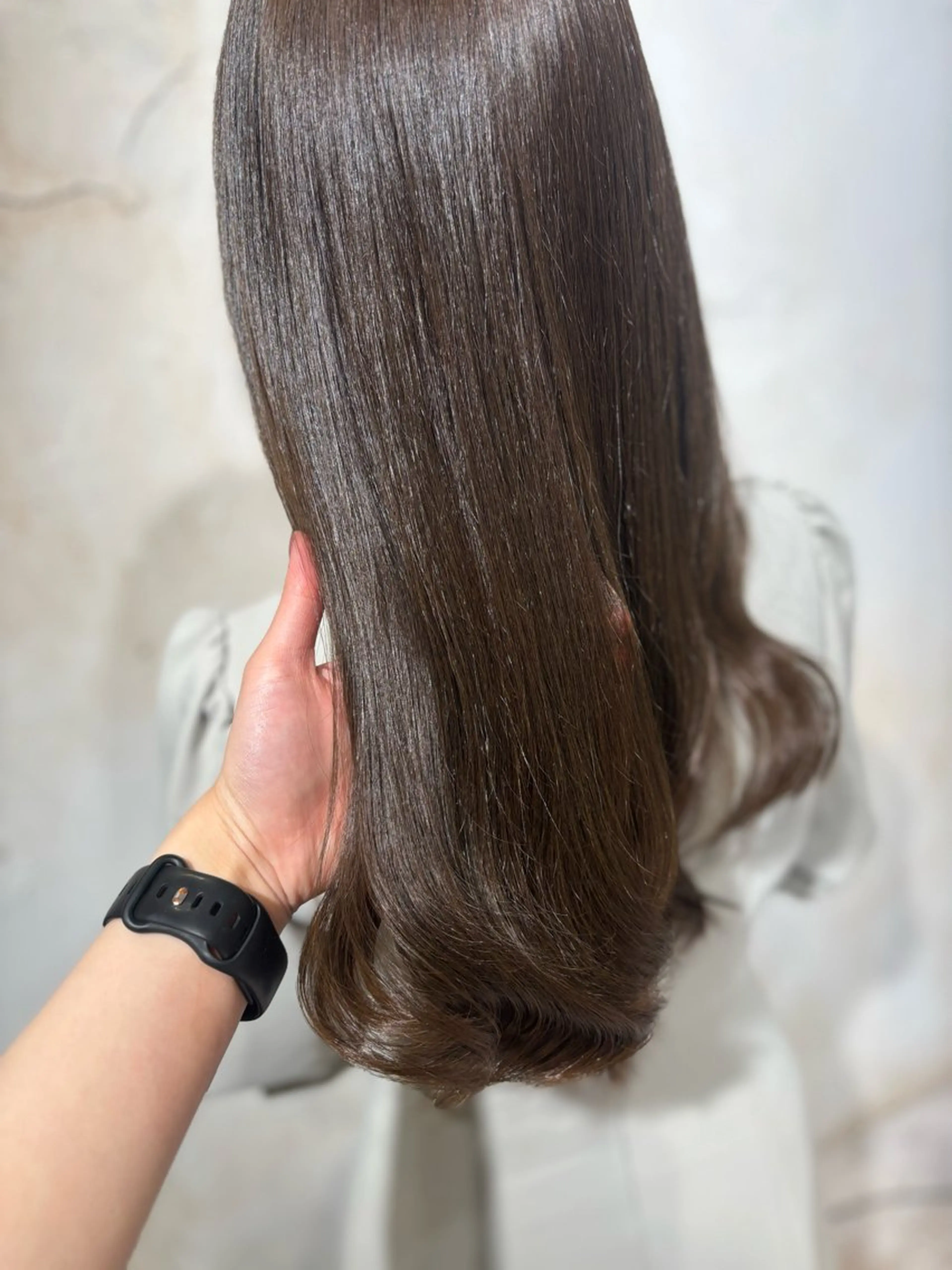 ロング カラー アッシュ ミント ロング カット ヘアカラー メンズモデル募集中 /Mana🪄のヘアスタイル