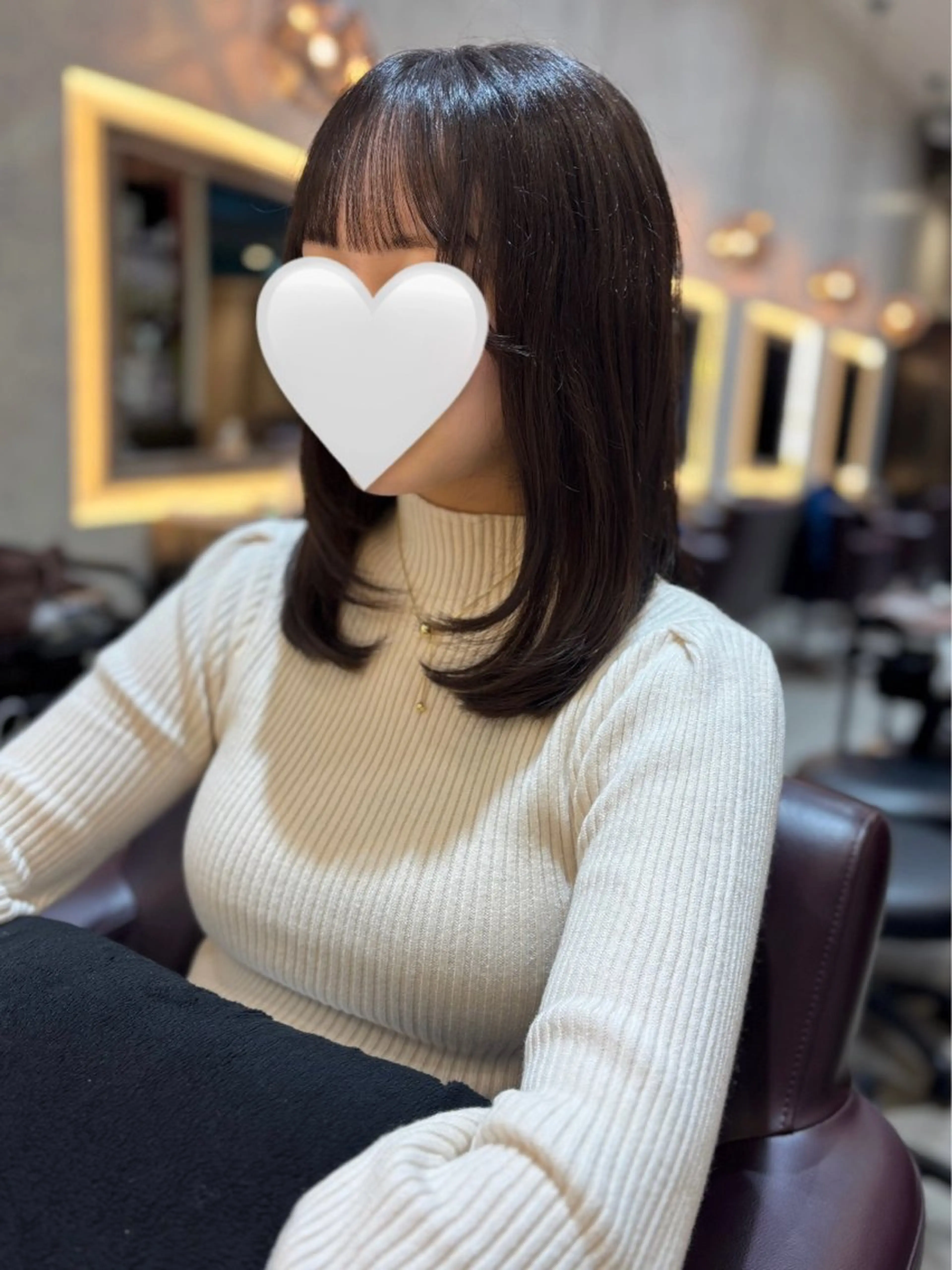 ミディアム 札幌美容室♡西塔 瑠音🎀のヘアスタイル