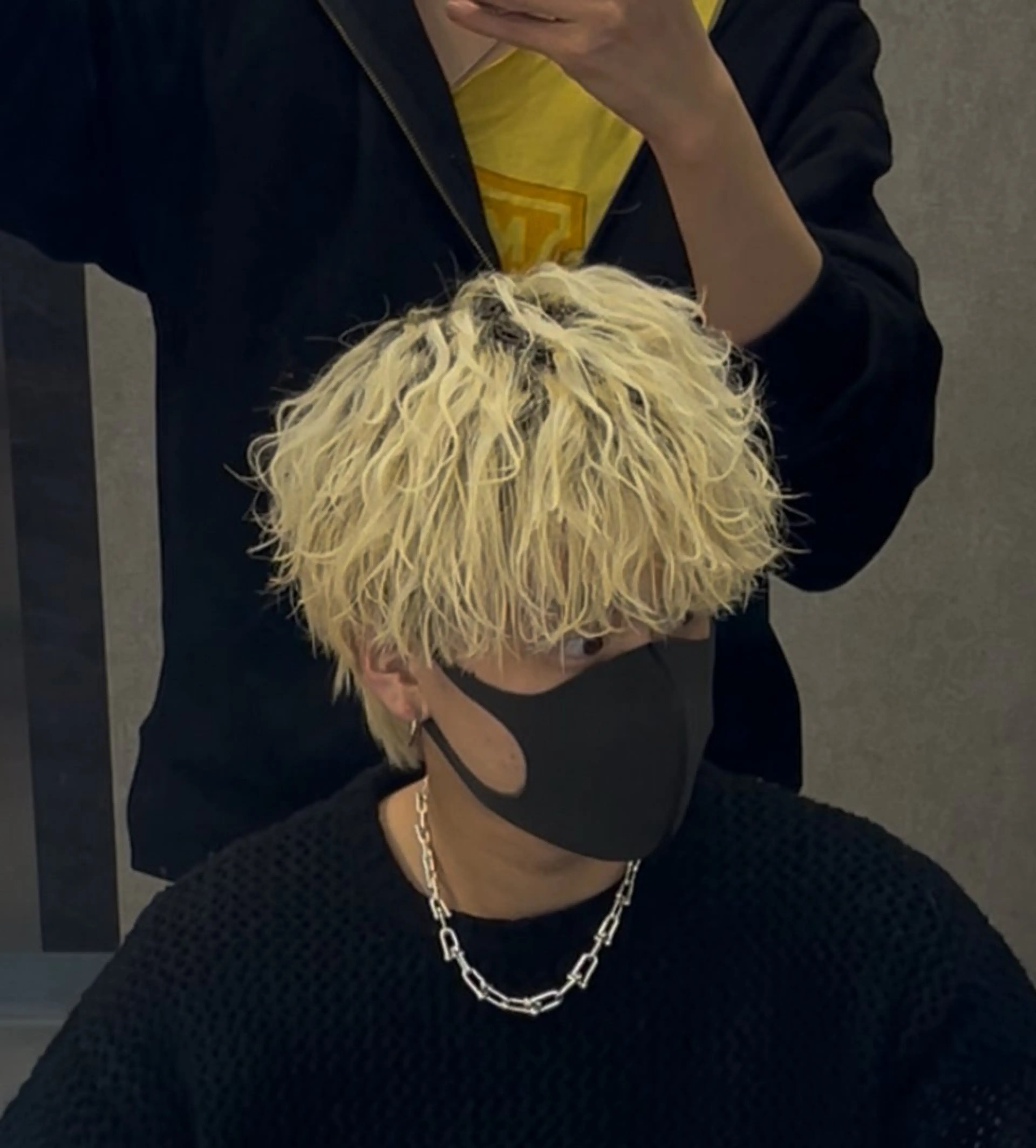 ショート カラー ヘアアレンジ メンズ ブロンド カット ヘアカラー ヘアセット 【札幌メンズ特化】 🔥RIKU🔥のヘアスタイル