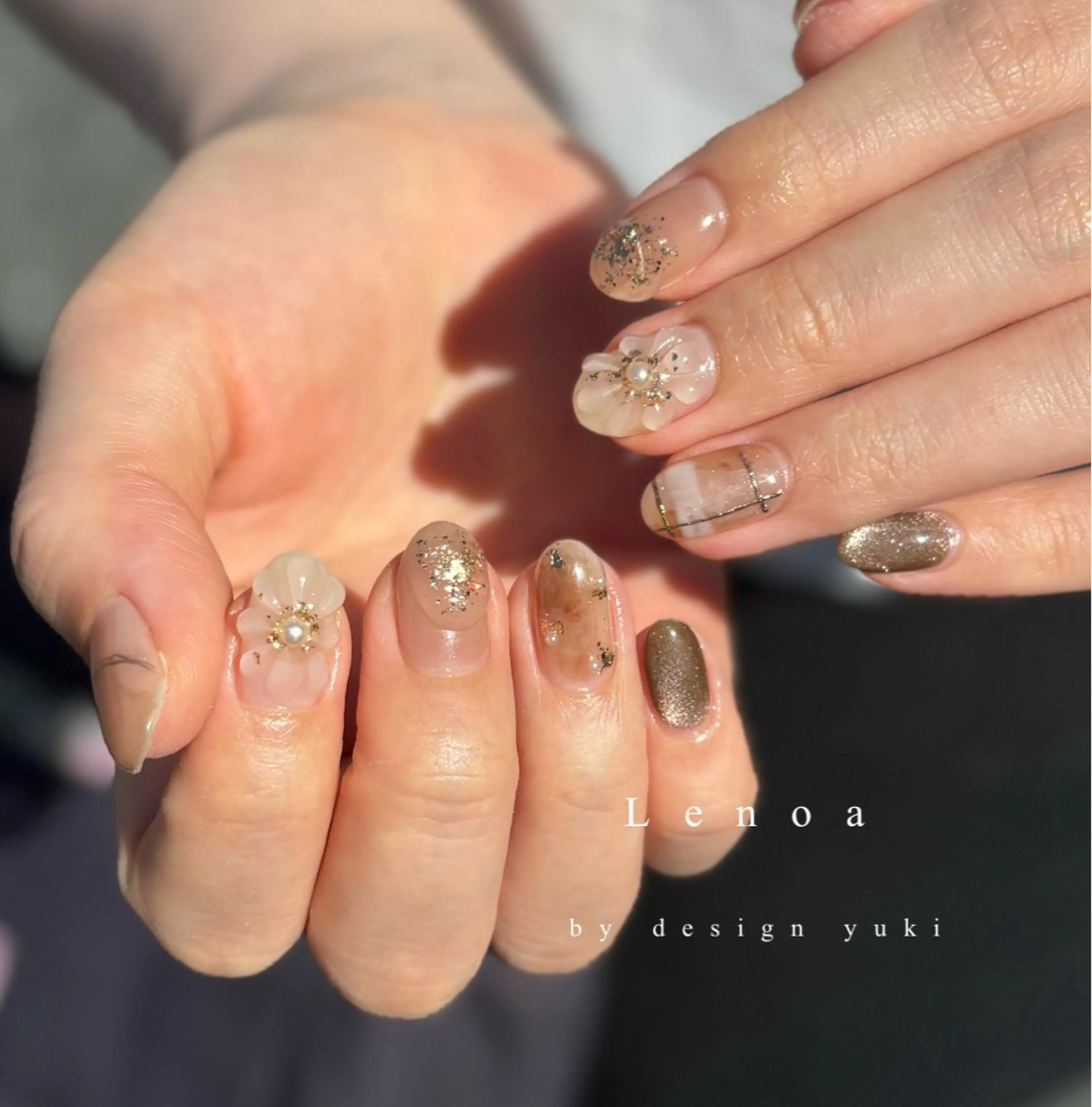 ネイル ハンドネイル Lenoa Yukiのネイルデザイン