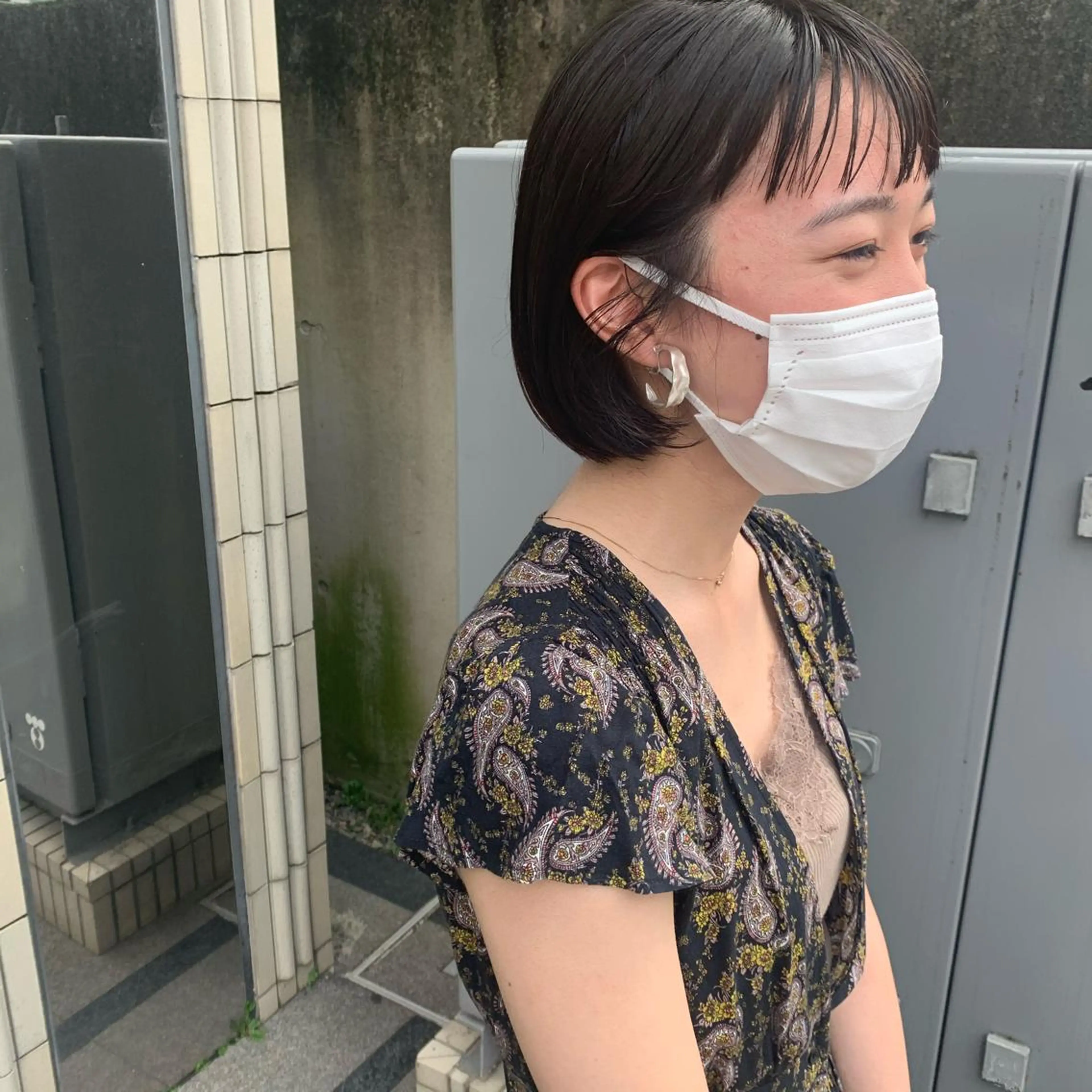 ショート SAKINO. ベージュカラーのヘアスタイル
