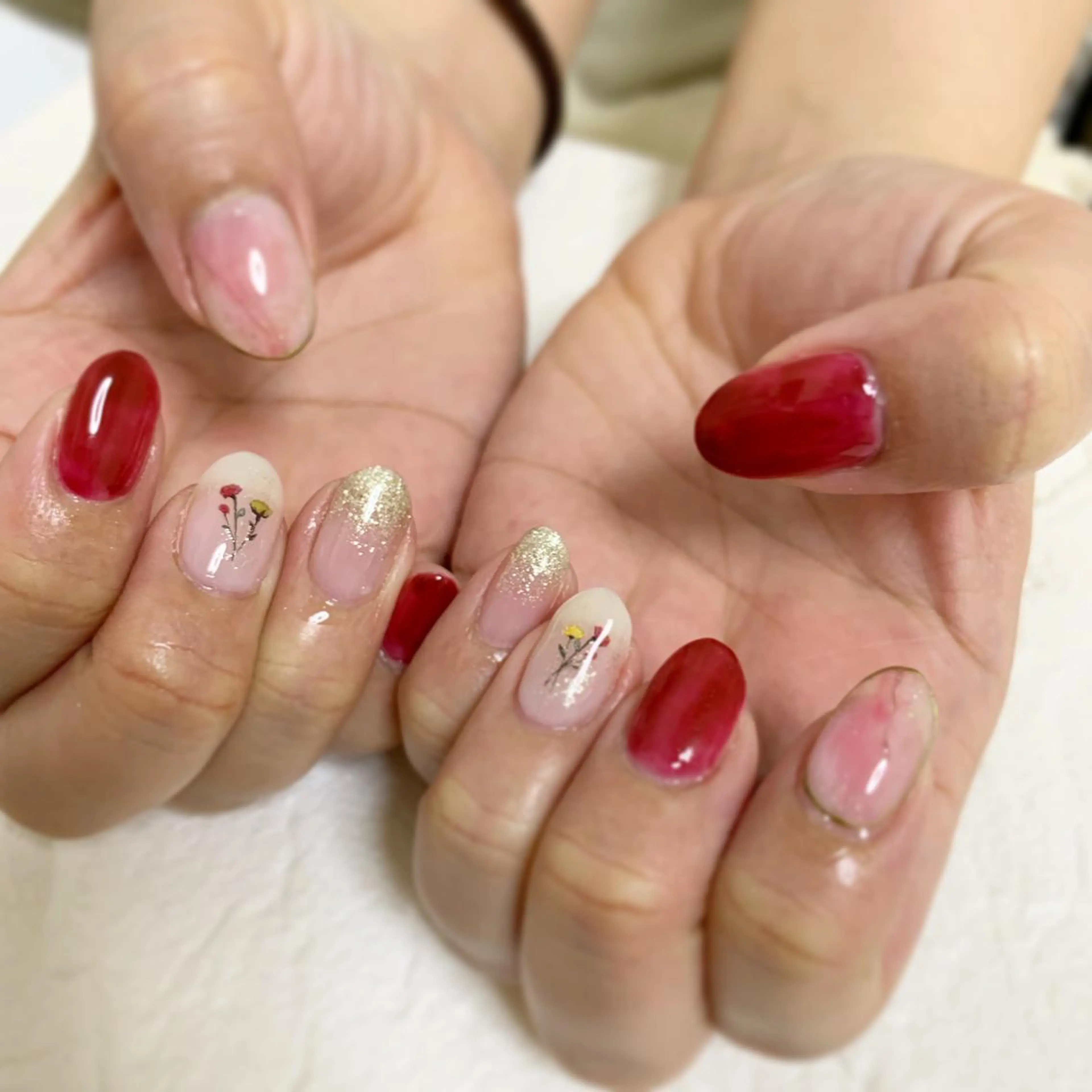 ネイル ハンドネイル フットネイル 竹本 愛のネイルデザイン