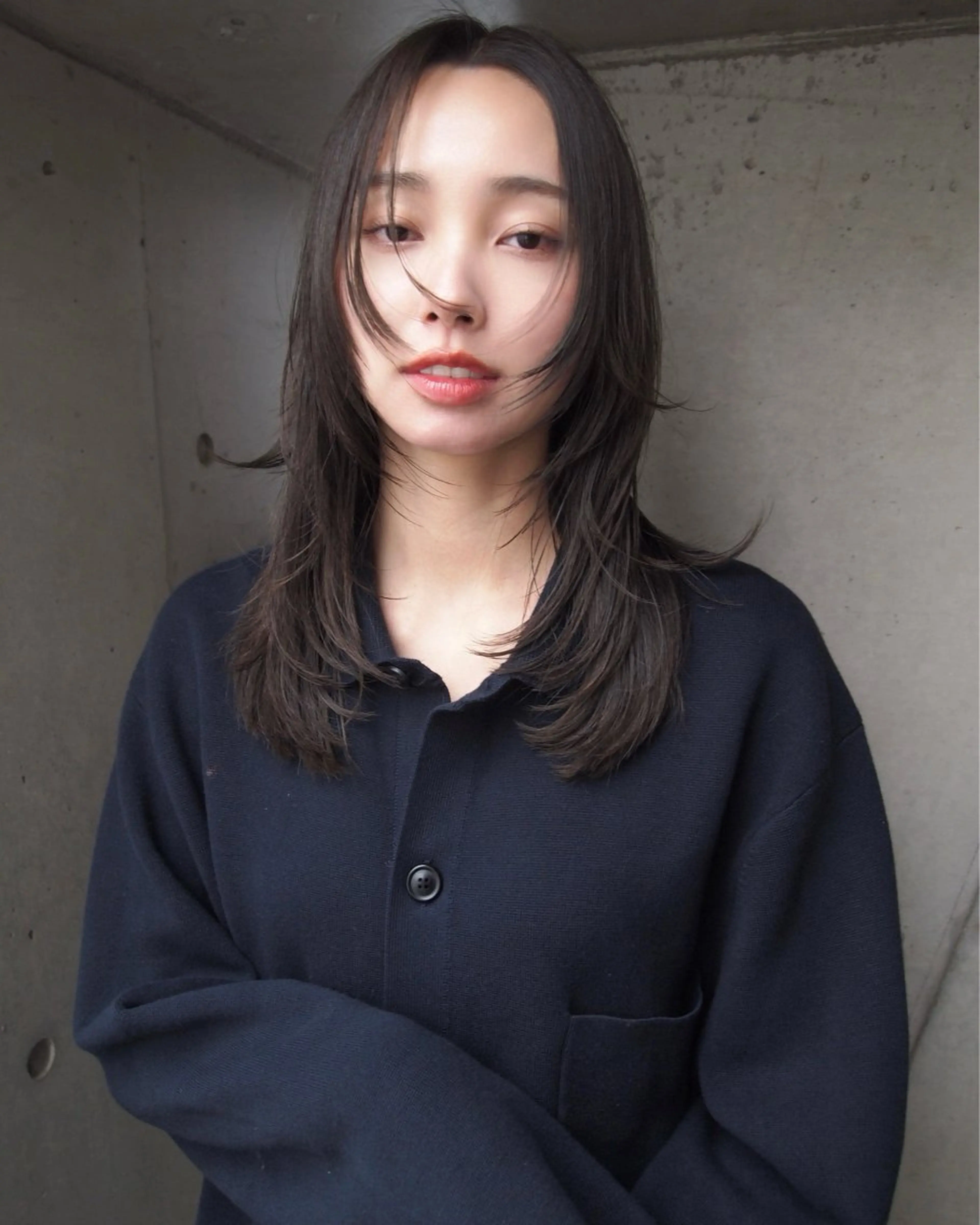 セミロング レイヤーカット カット ヘアカラー ﾘｭｳﾄ/ オシャレ製造美容師のヘアスタイル