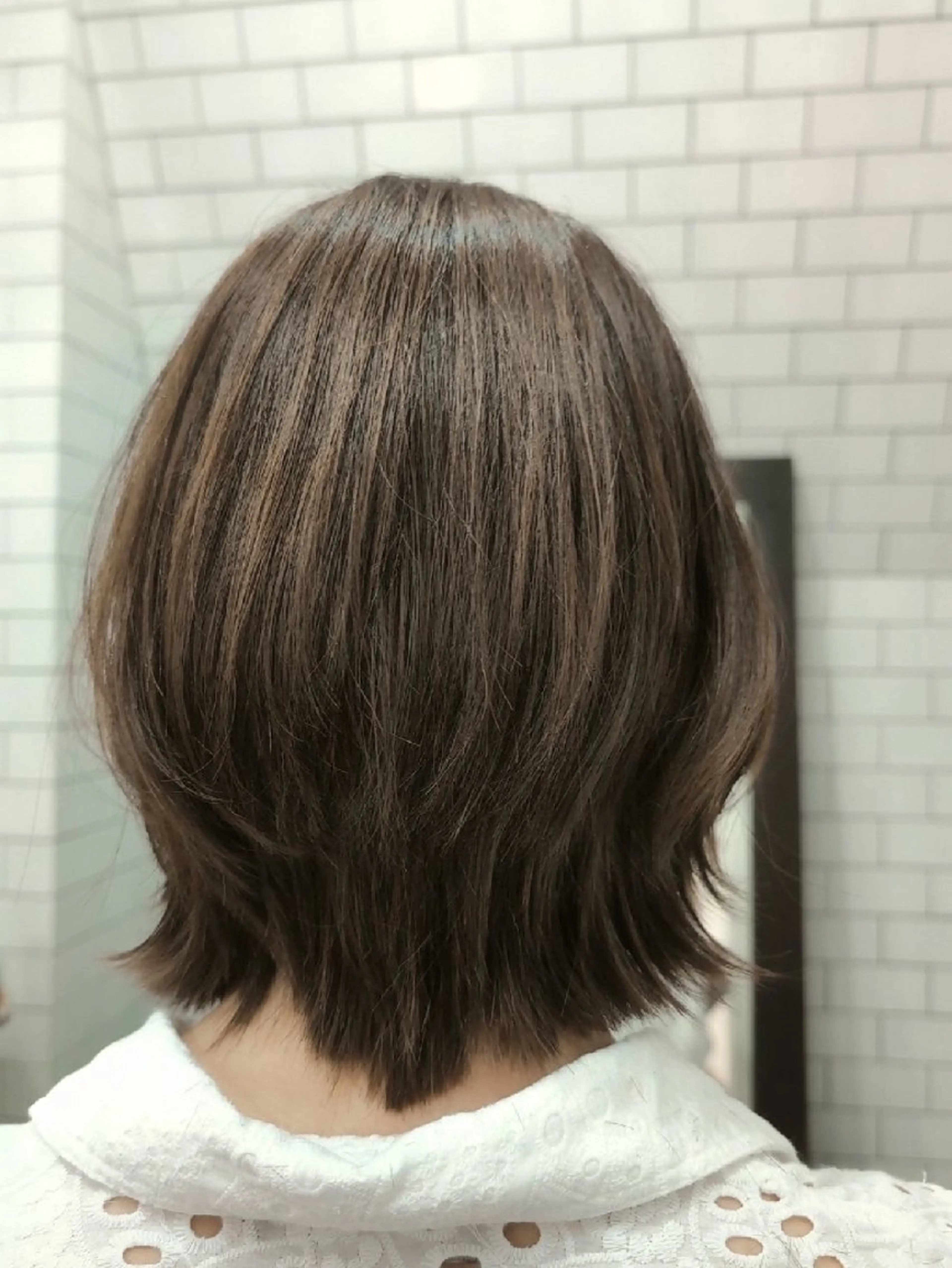 ミディアム ボブレイヤー ボブ レイヤーカット 中区/legare 🌈山村/髪質改善のヘアスタイル