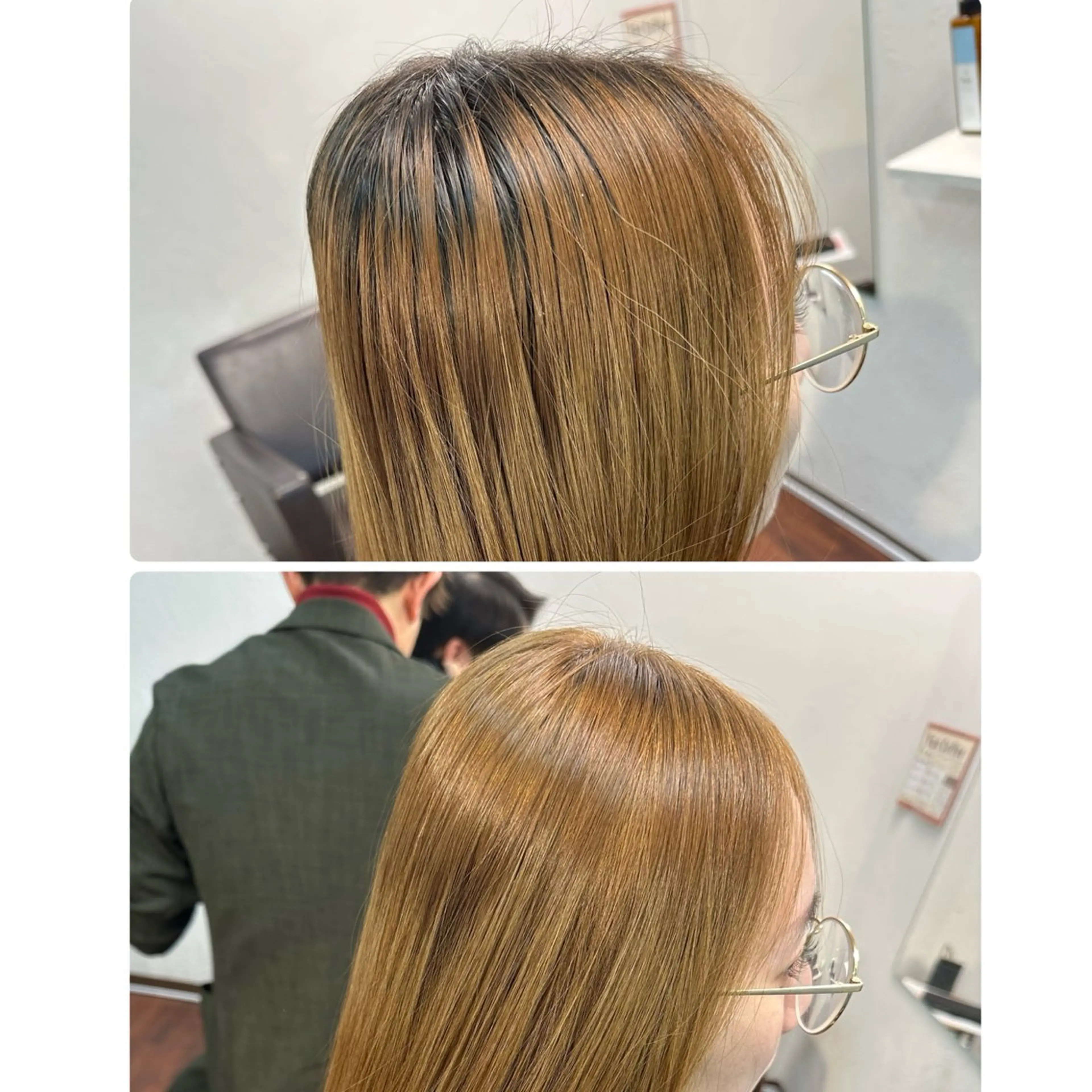 カラー ヘアカラー 三原 友美のヘアスタイル