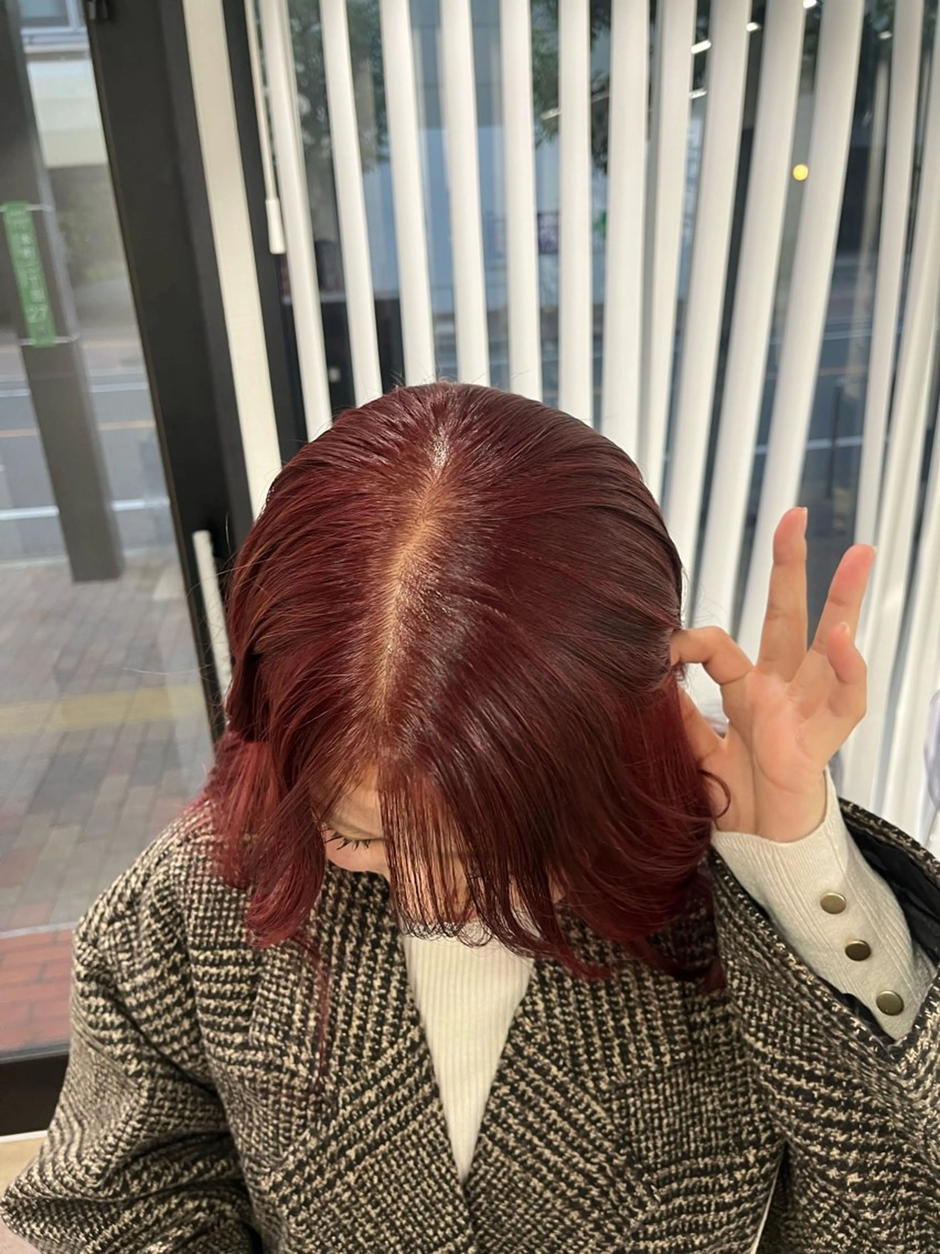 ミディアム カット ヘアカラー ボブ/ミディ/ロング 特化/芳野りんかのヘアスタイル