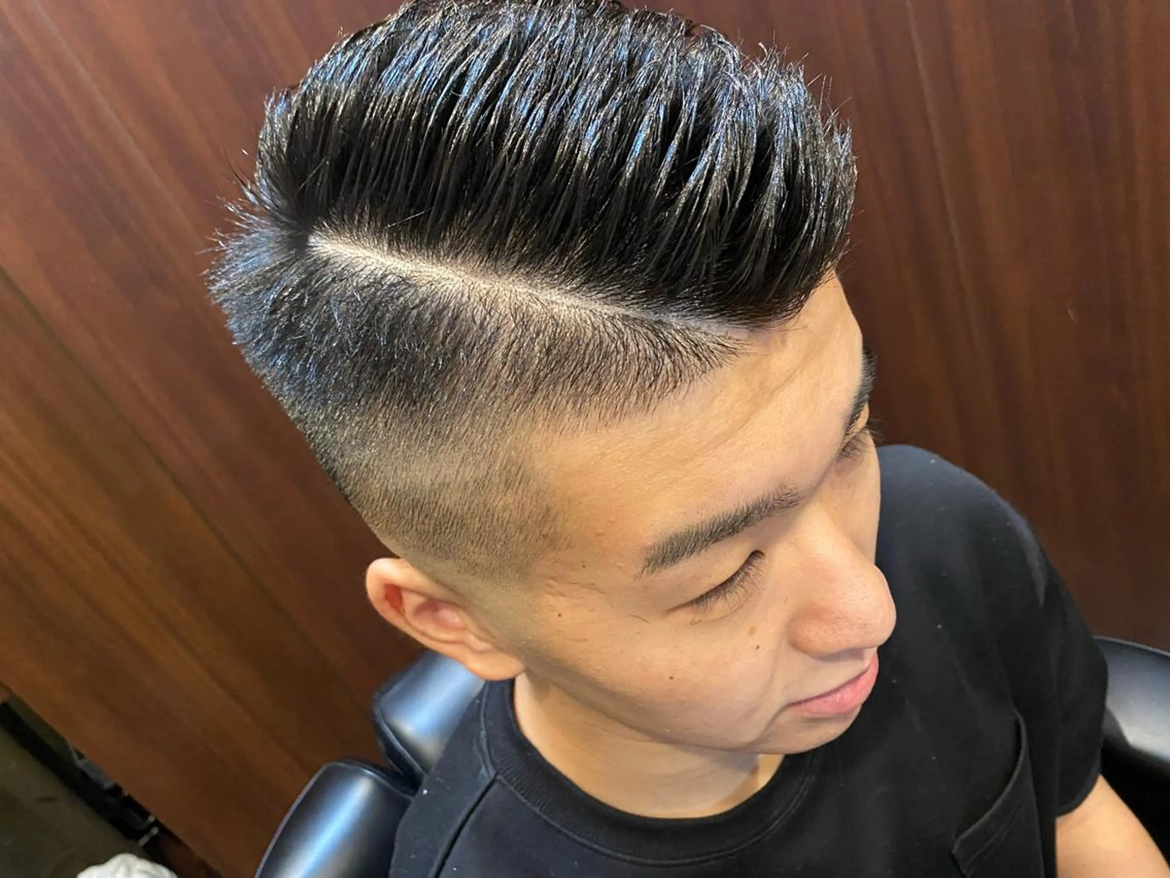 ショート パーマ メンズ 浅見 天翔のヘアスタイル