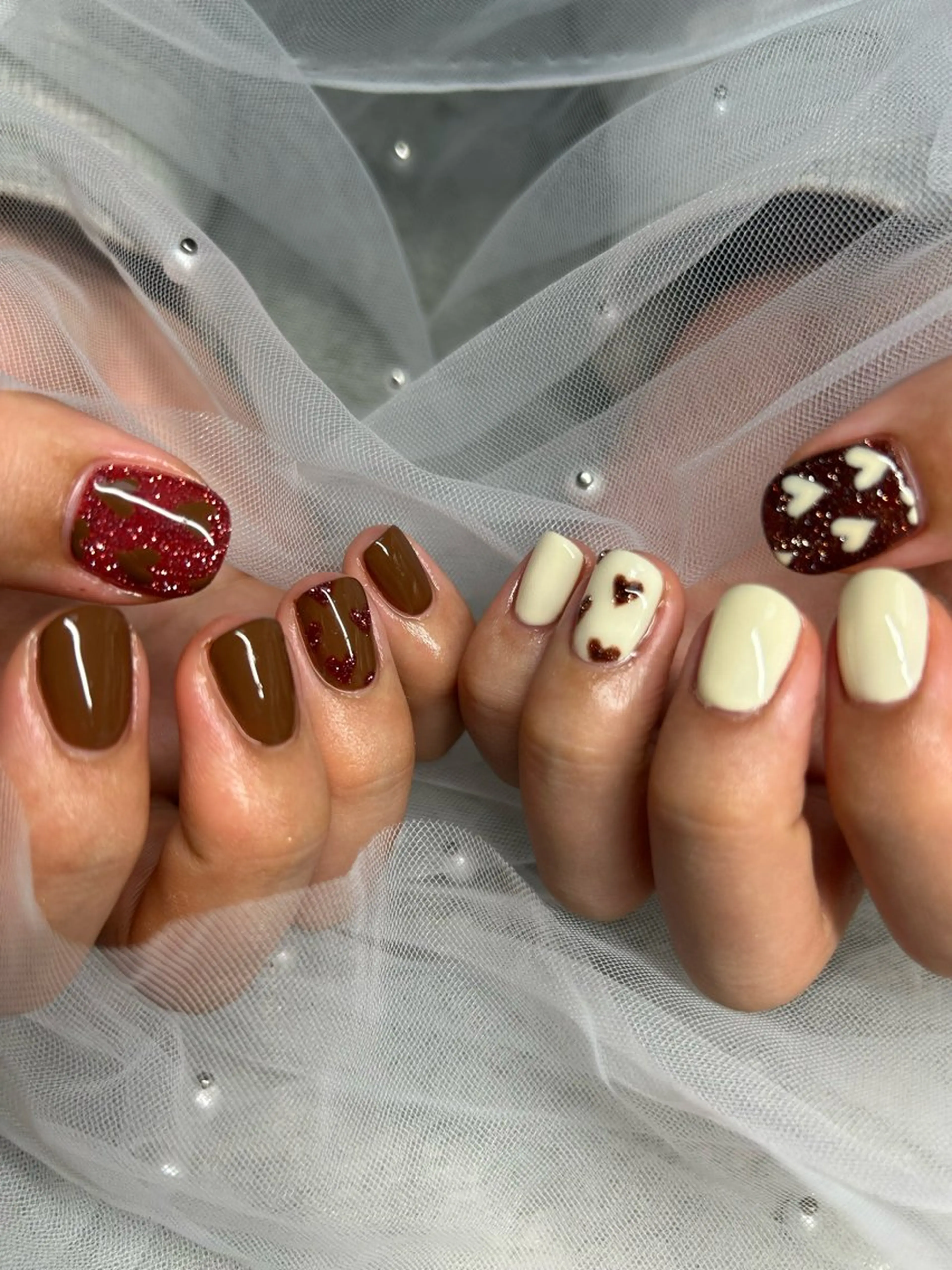 ネイル ハンドネイル ten nail salon　かえでのネイルデザイン