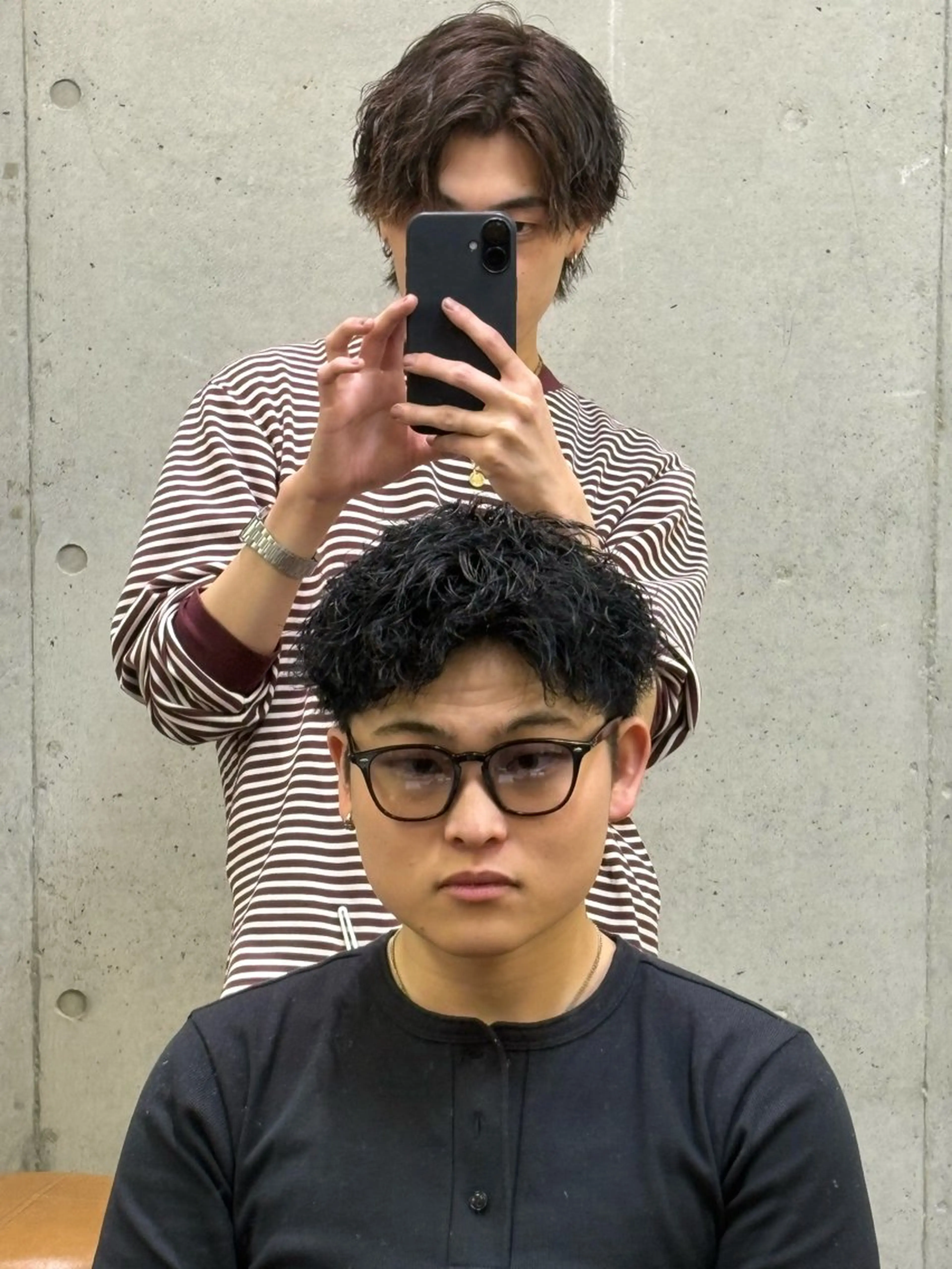 ショート パーマ メンズ カット パーマ 山口 陽平のヘアスタイル