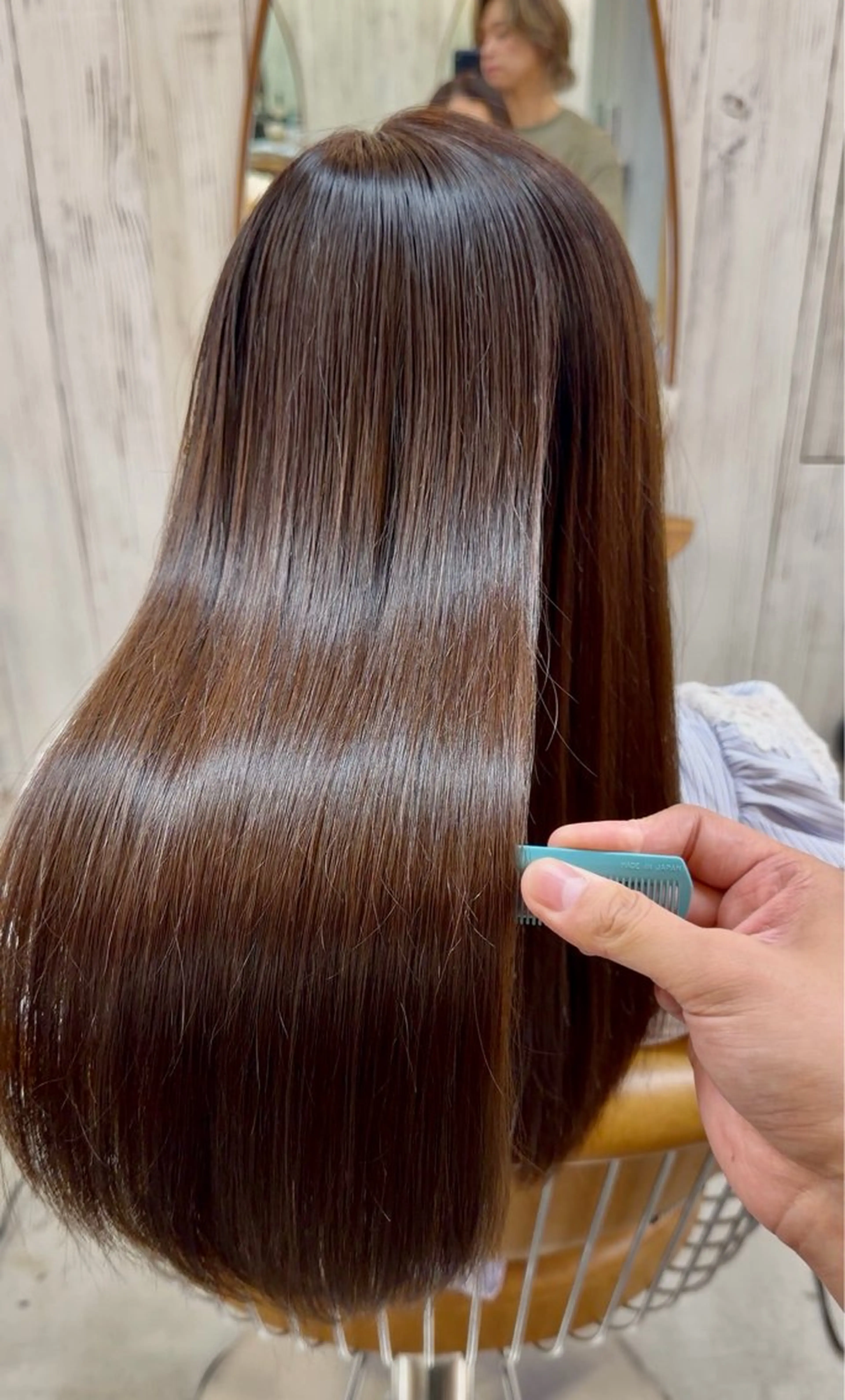 ロング カラー 縮毛矯正 カット 縮毛矯正 トリートメント 巻ける縮毛矯正✨ ボブ/ショートともきのヘアスタイル