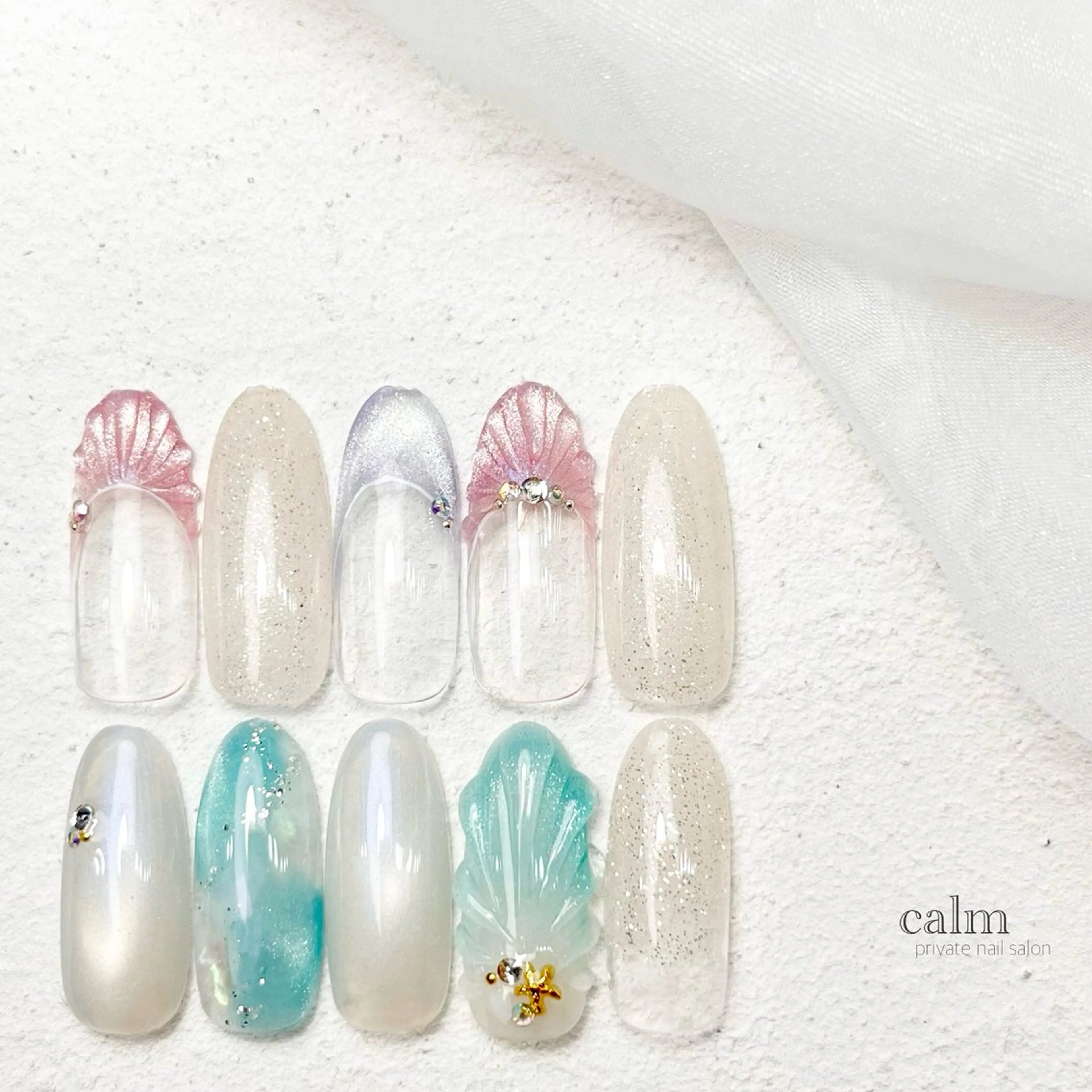 ネイル ハンドネイル calm 〔ｶｰﾑ〕のネイルデザイン