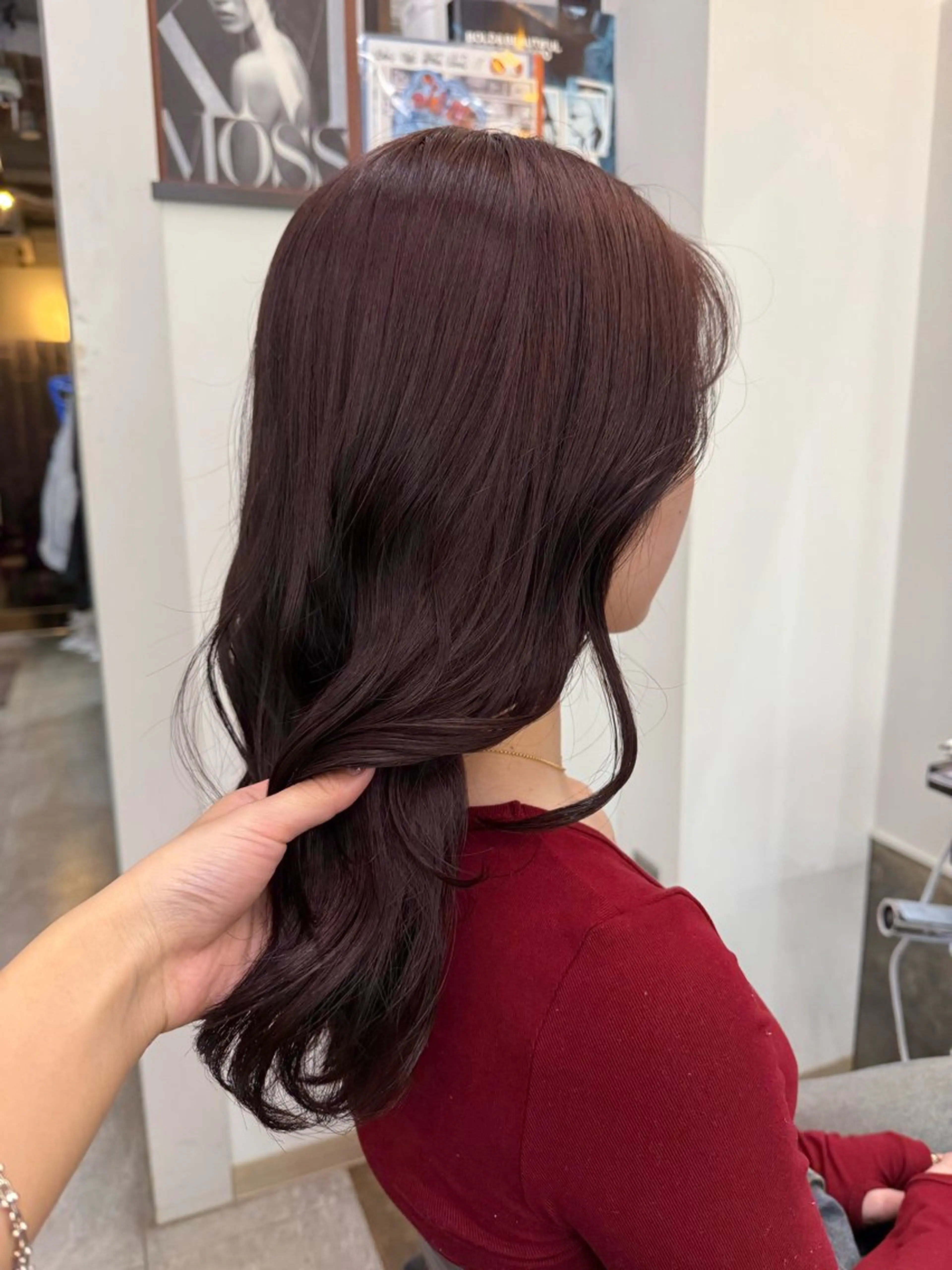 ロング カラー ベージュカラー ラベンダーカラー パープルカラー バイオレットカラー 福岡ヘアセット/ 髪質改善/ayaneのヘアスタイル