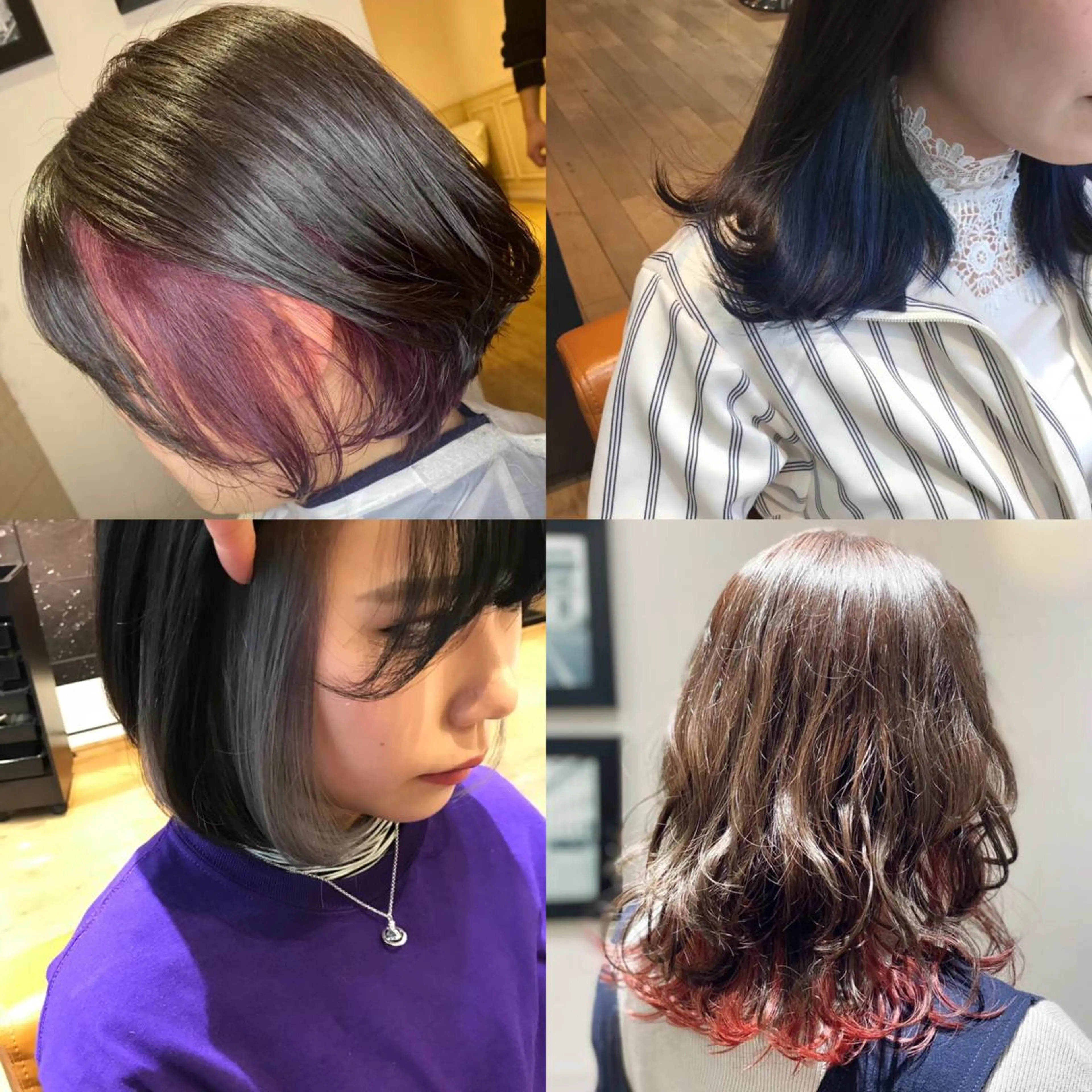 オシャレを楽しもう❣️カット+イヤリングカラーorすそカラー《ブリーチ込み》+透明感フルカラー🧡の写真