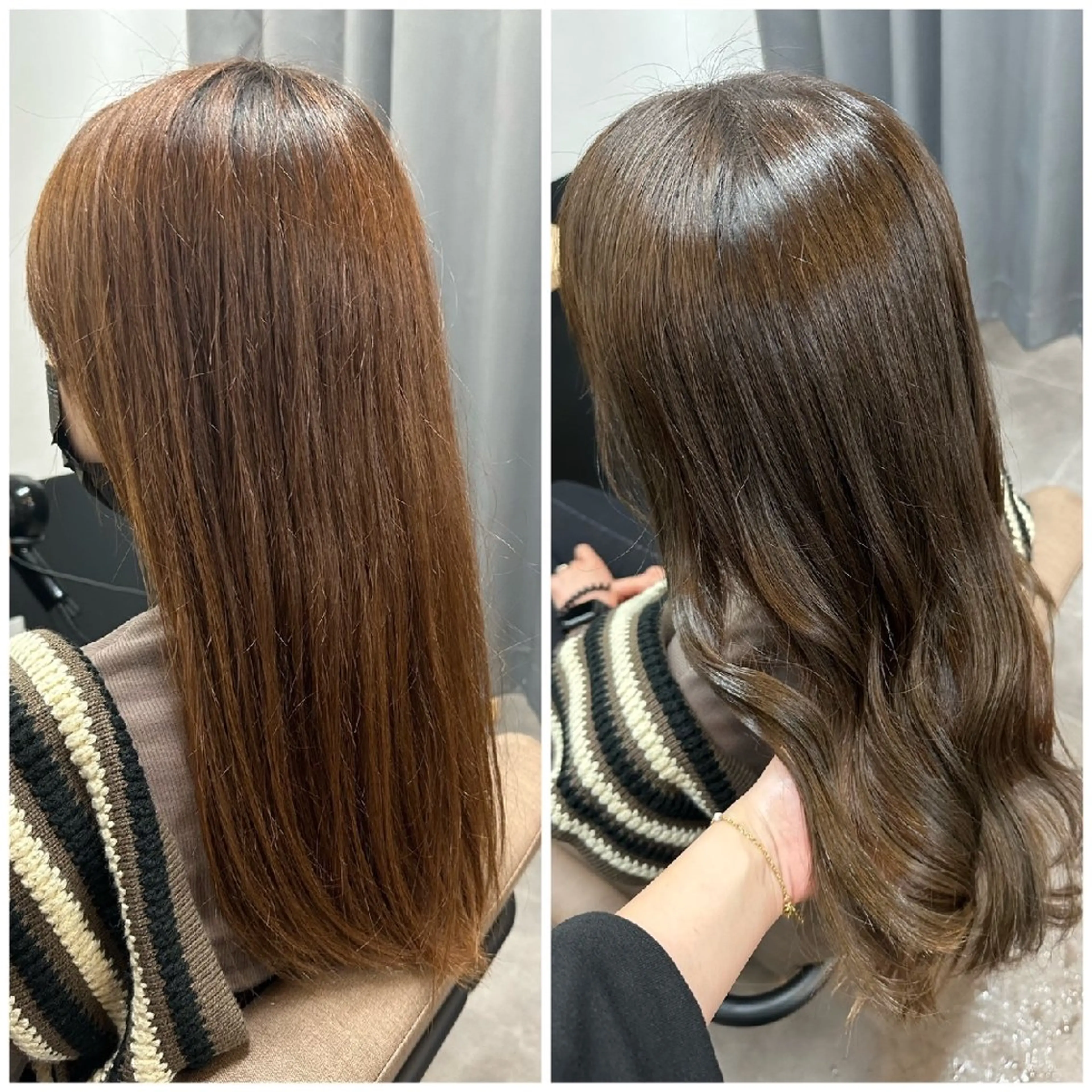 ロング カラー カット ヘアカラー トリートメント TELAHAIR 船橋のヘアスタイル