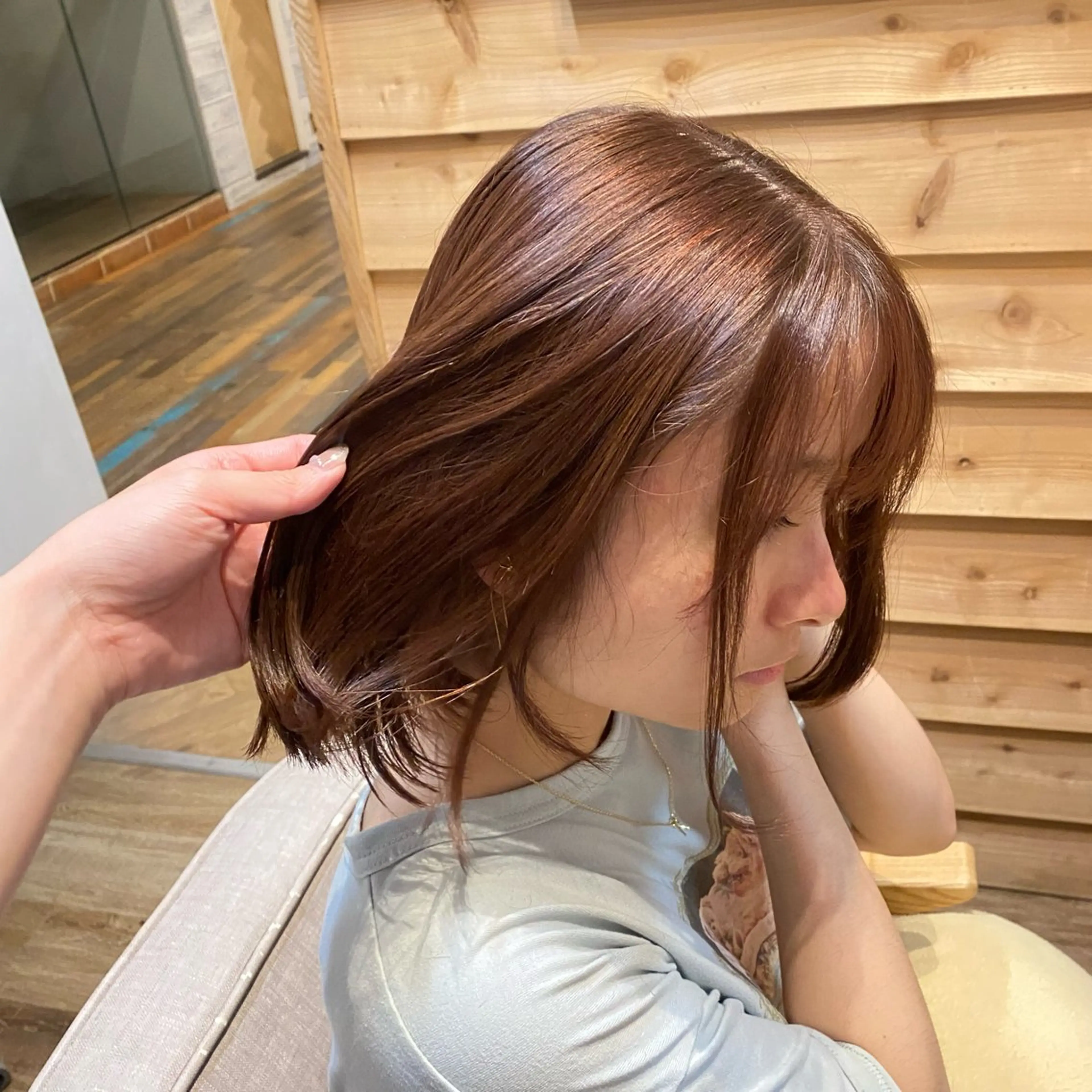 カラー 宮本 紗阿弥のヘアスタイル