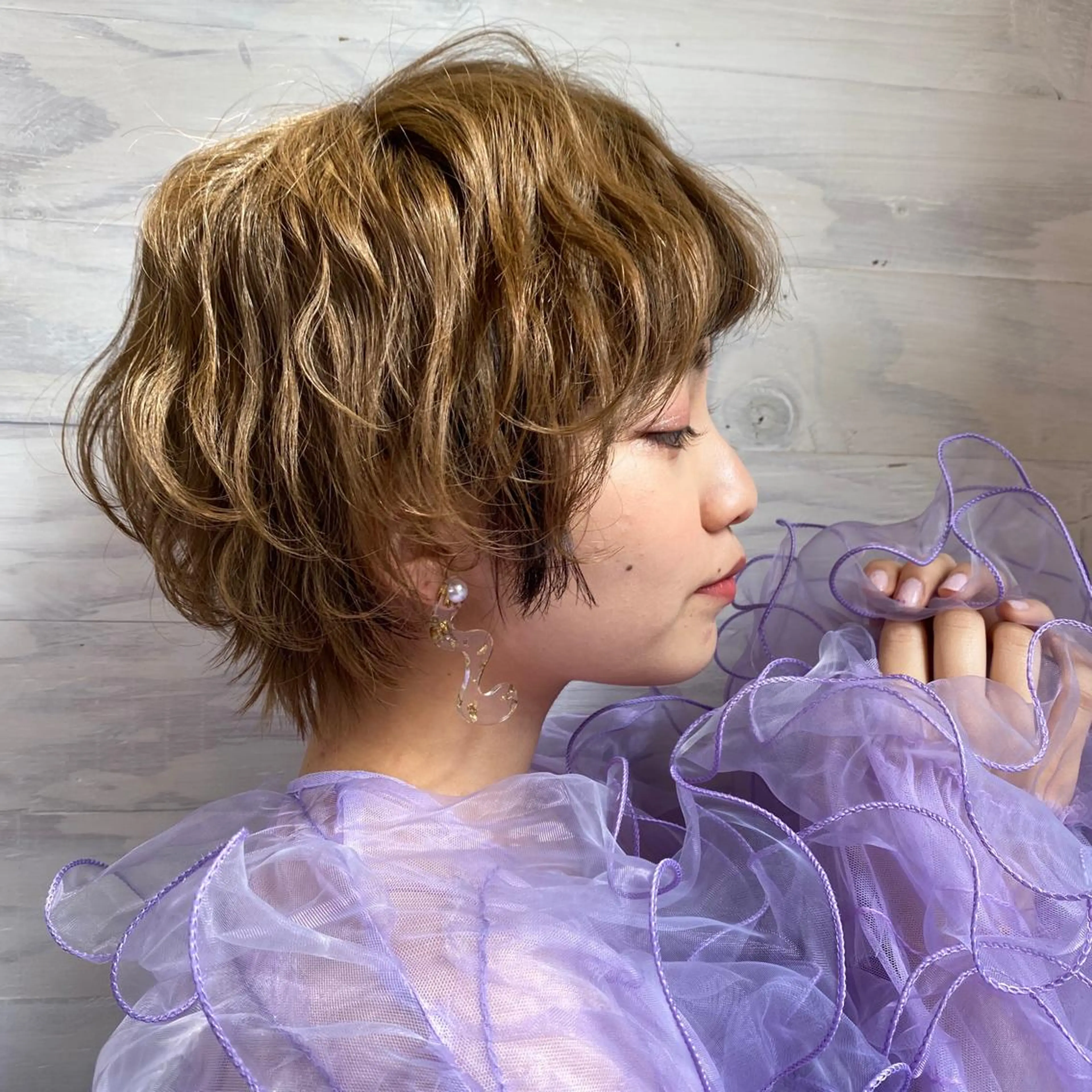 ショート 🪭risa 暖色/レイヤー🪭のヘアスタイル