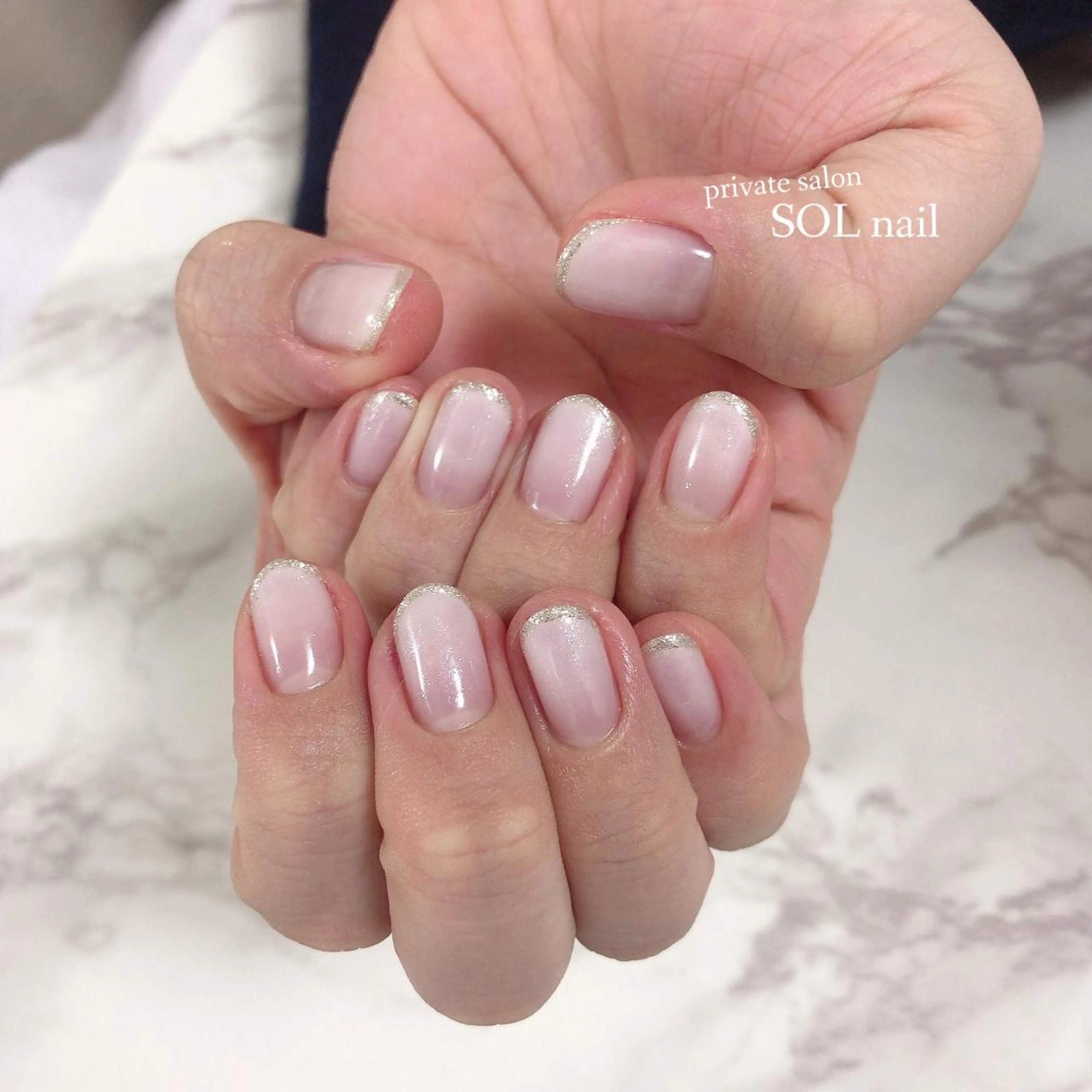 ネイル ラメ(グリッター) SOL NAILのネイルデザイン