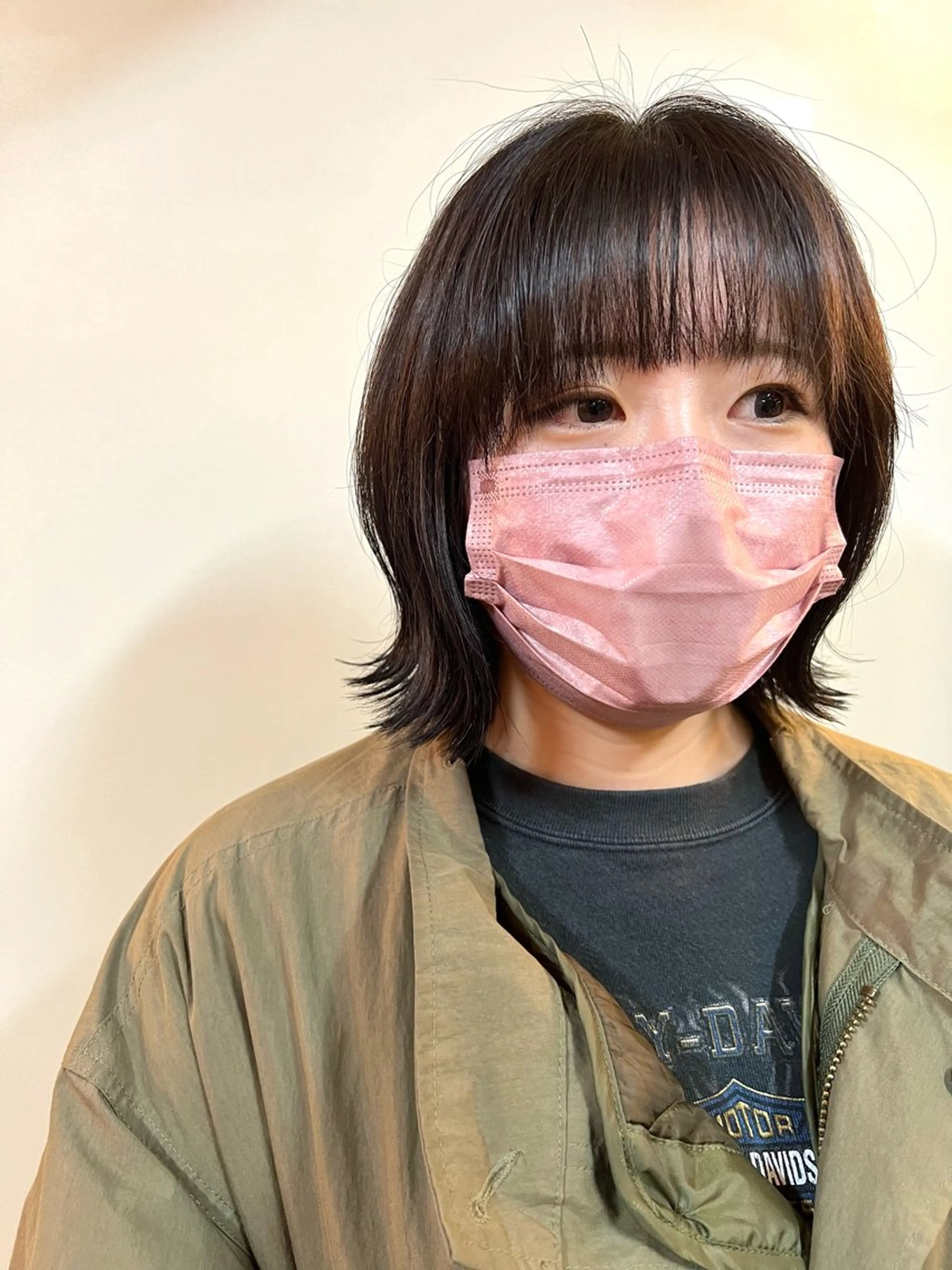 ミディアム くびれヘア レイヤーカット 1LDKhair所属・安達凜太郎 レイヤーカットのその他イメージ