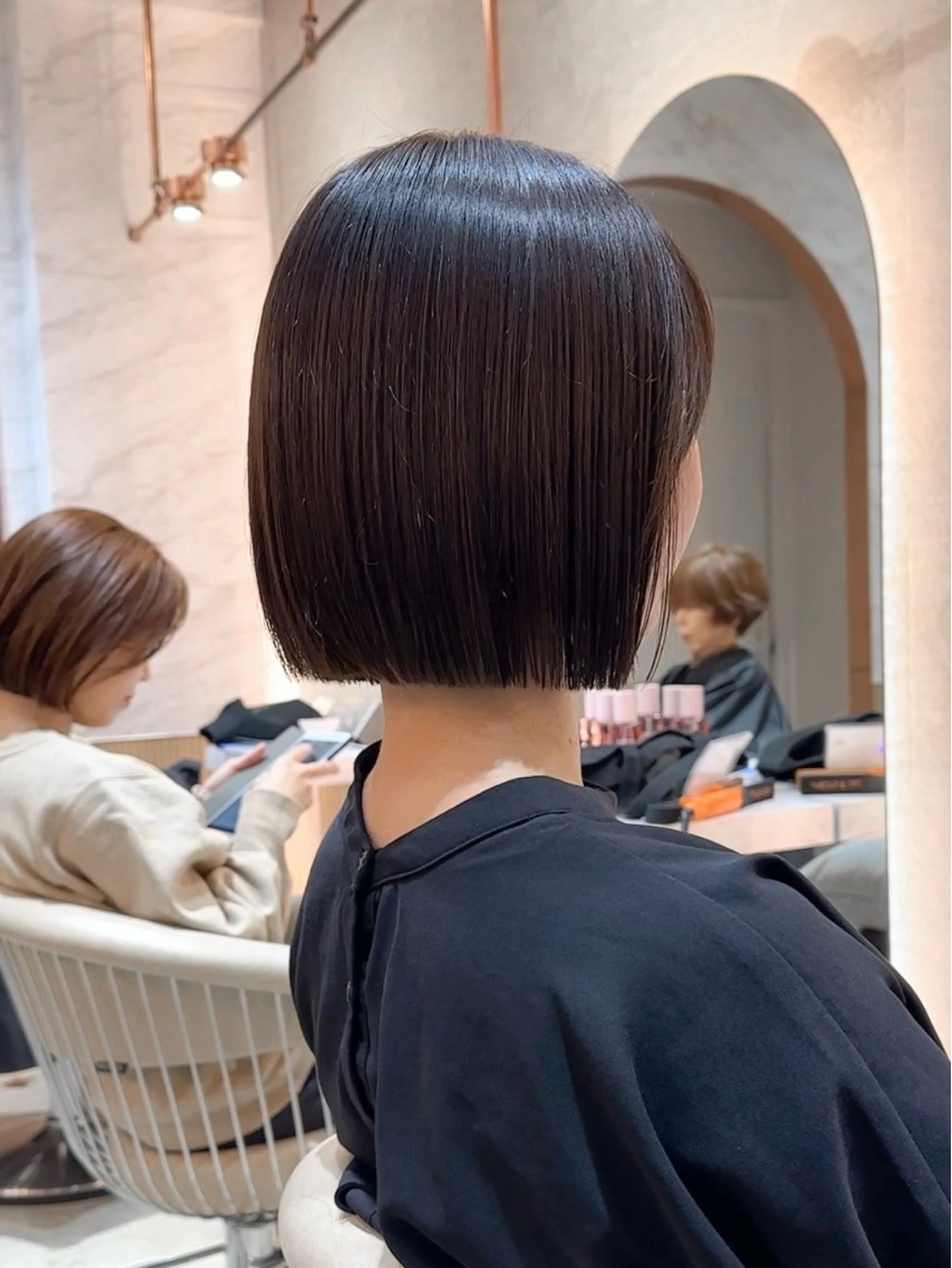 ミディアム 縮毛矯正/韓国ヘア /レイヤー🎀ミズキのヘアスタイル