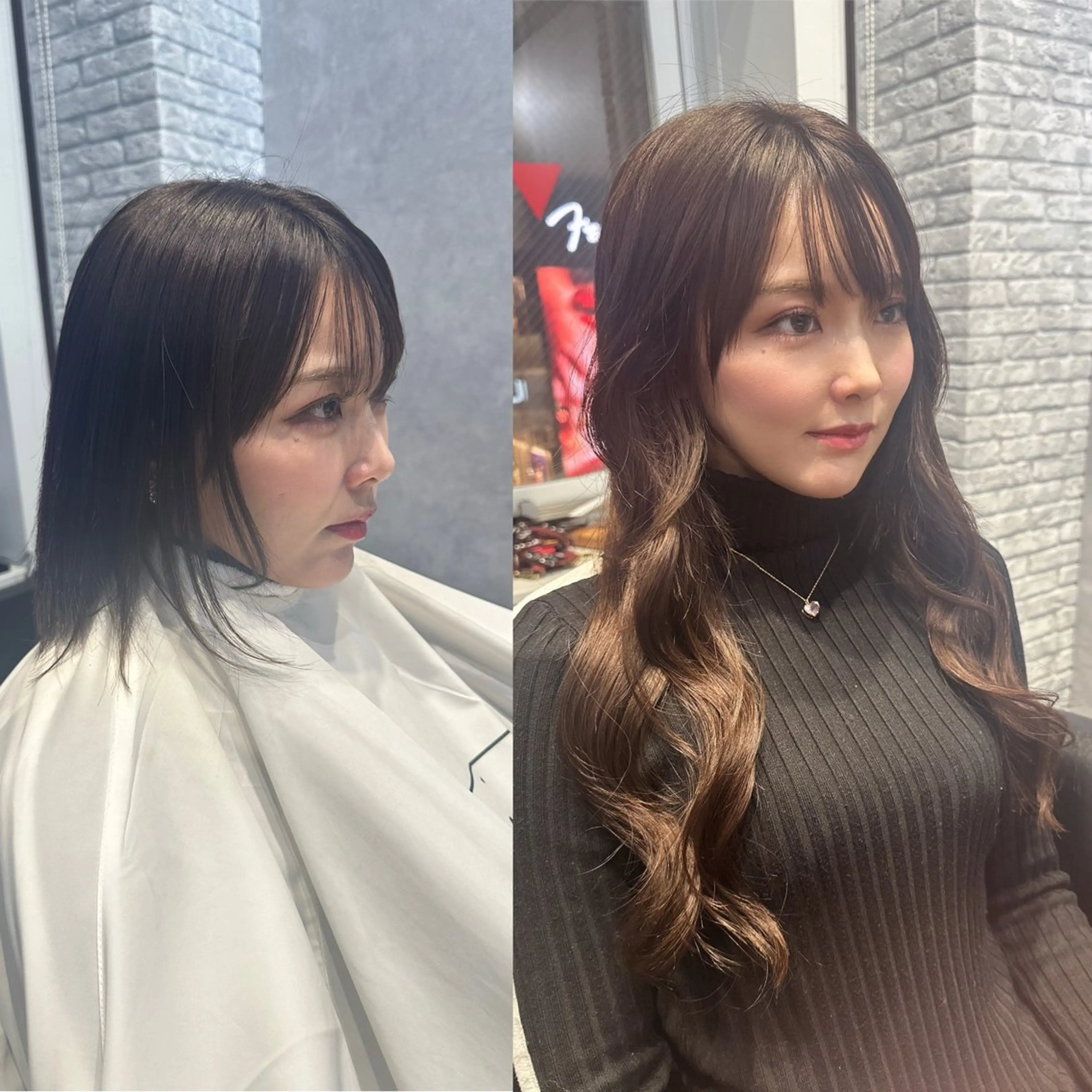 ロング カラー プルエクステ ボブ エクステ 🪡プルエクステ🪡 カラエク評価◎ユウゴのヘアスタイル