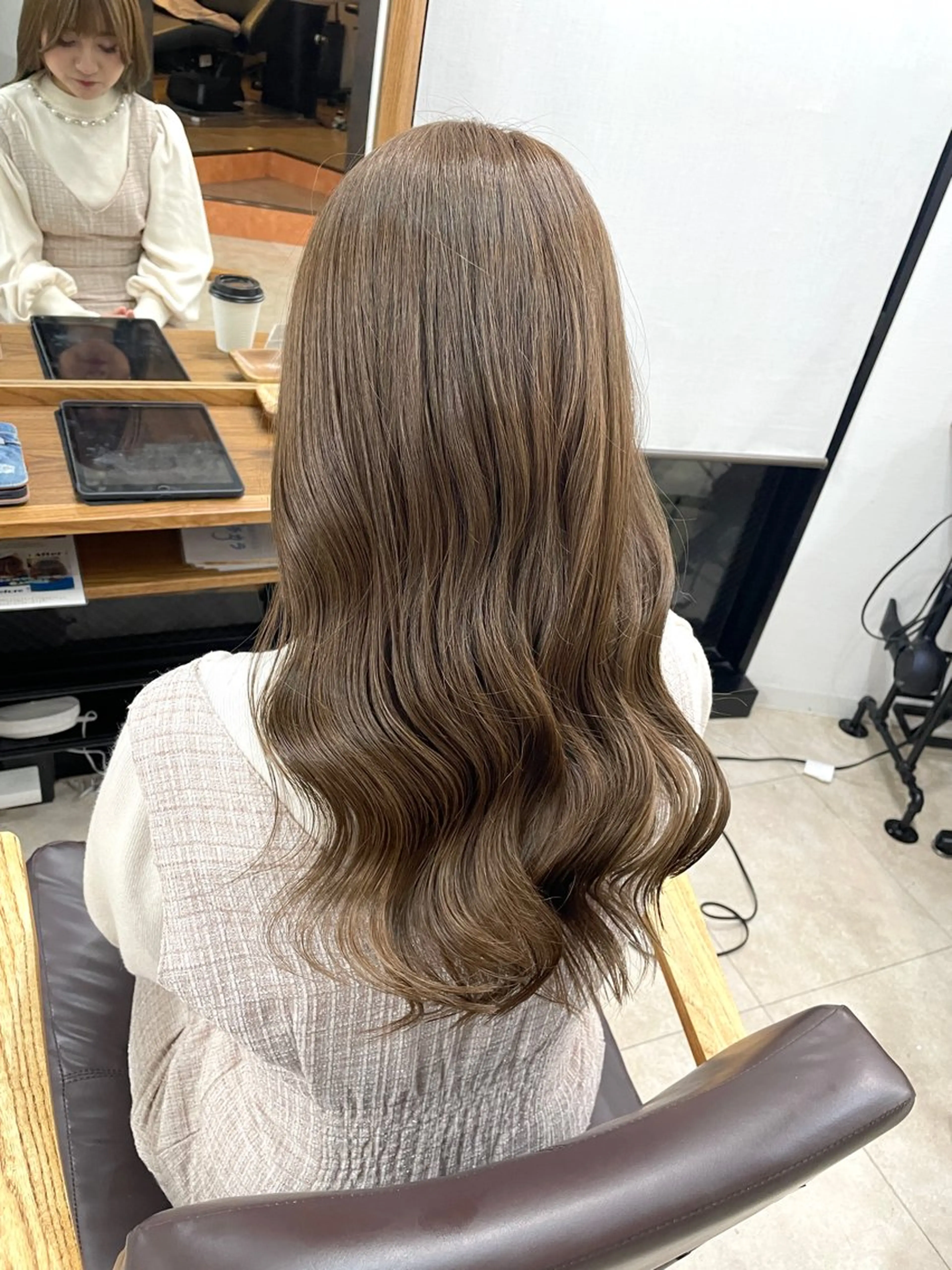 ロング コトネ🫧 韓国風レイヤーカットのヘアスタイル