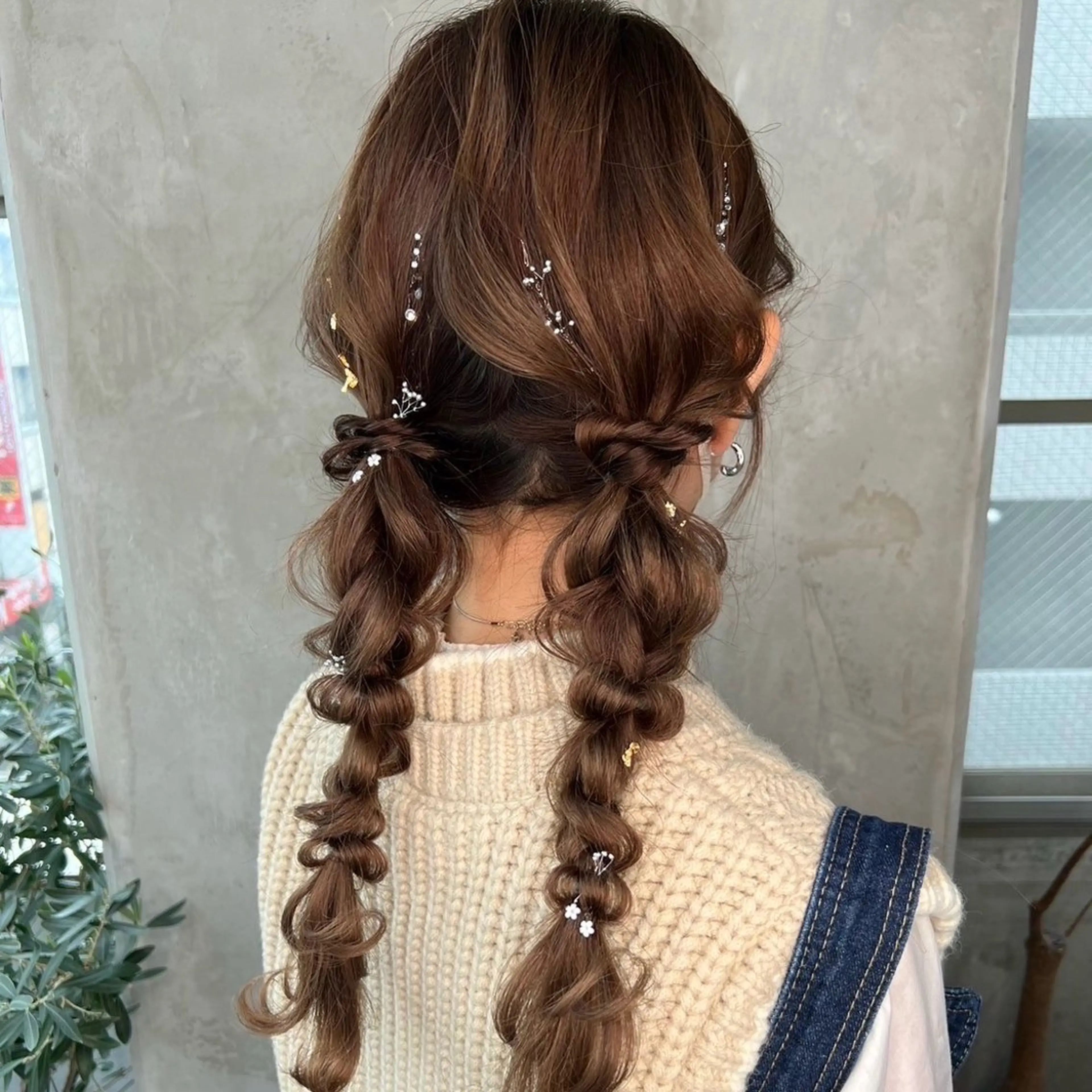 ロング ヘアアレンジ ヘアセット/透明感 カラー/あんりんのヘアスタイル