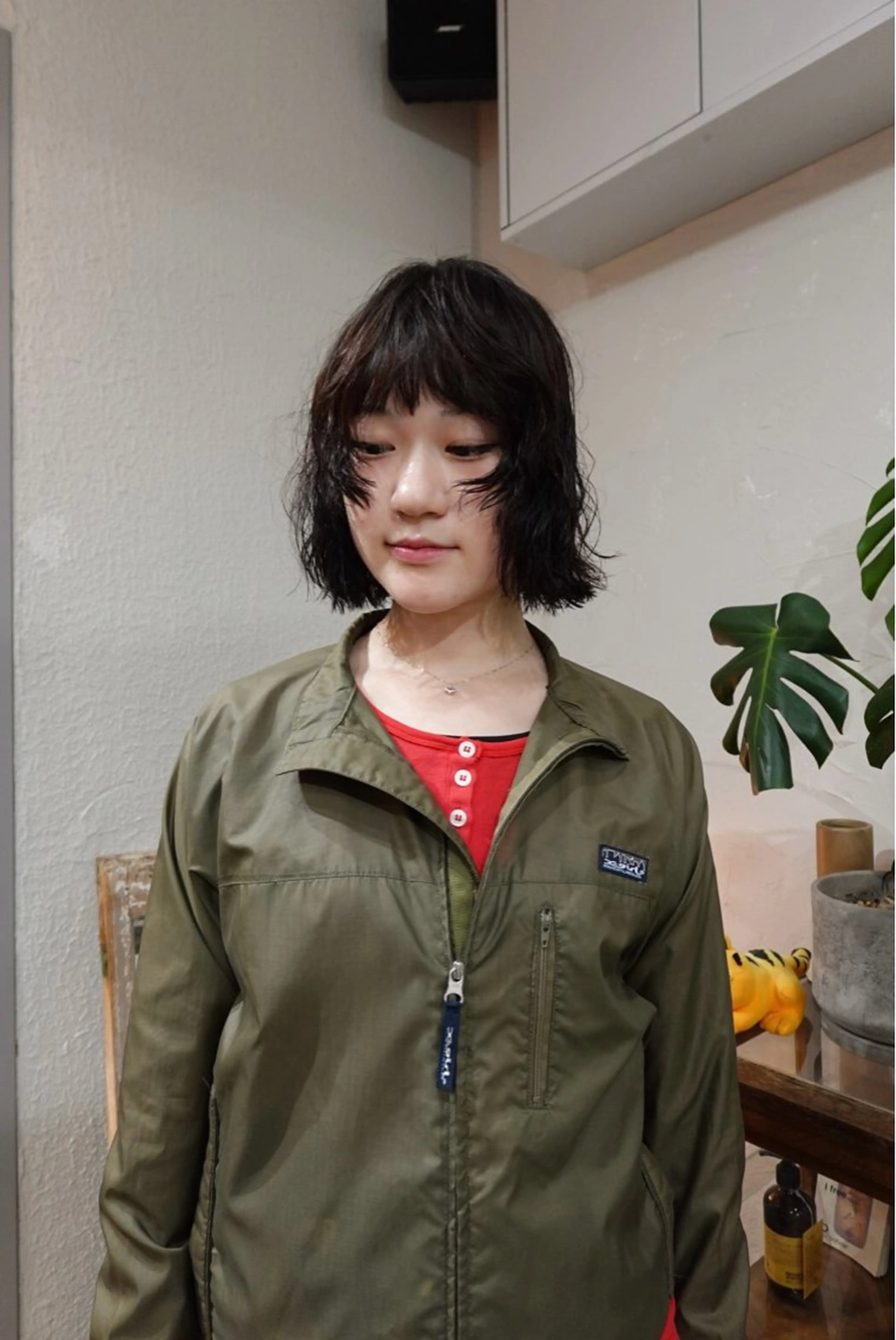 パーマ 長谷 若奈のヘアスタイル