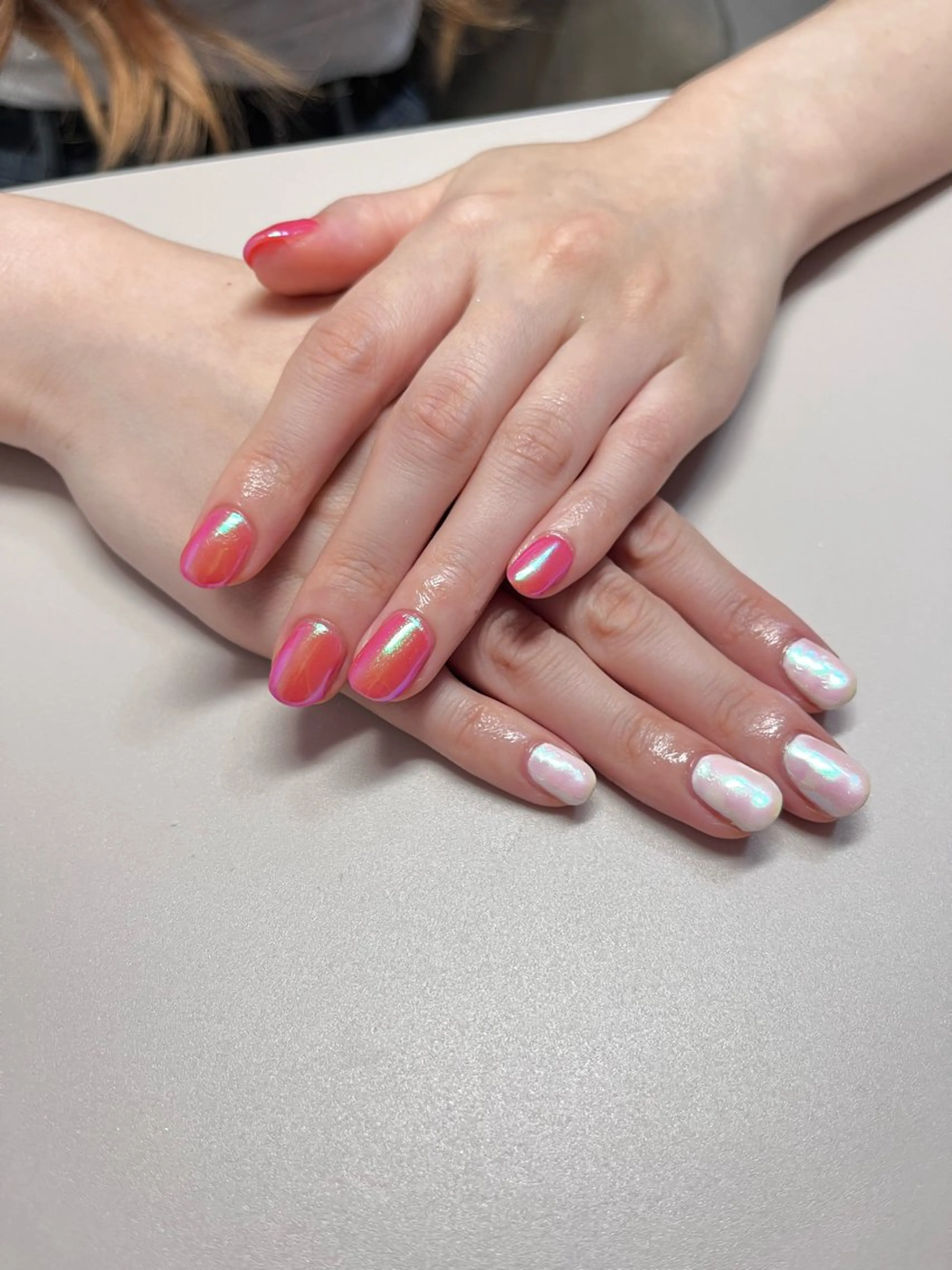 ネイル ミラーネイル ハンドネイル Luxy YUKIのネイルデザイン