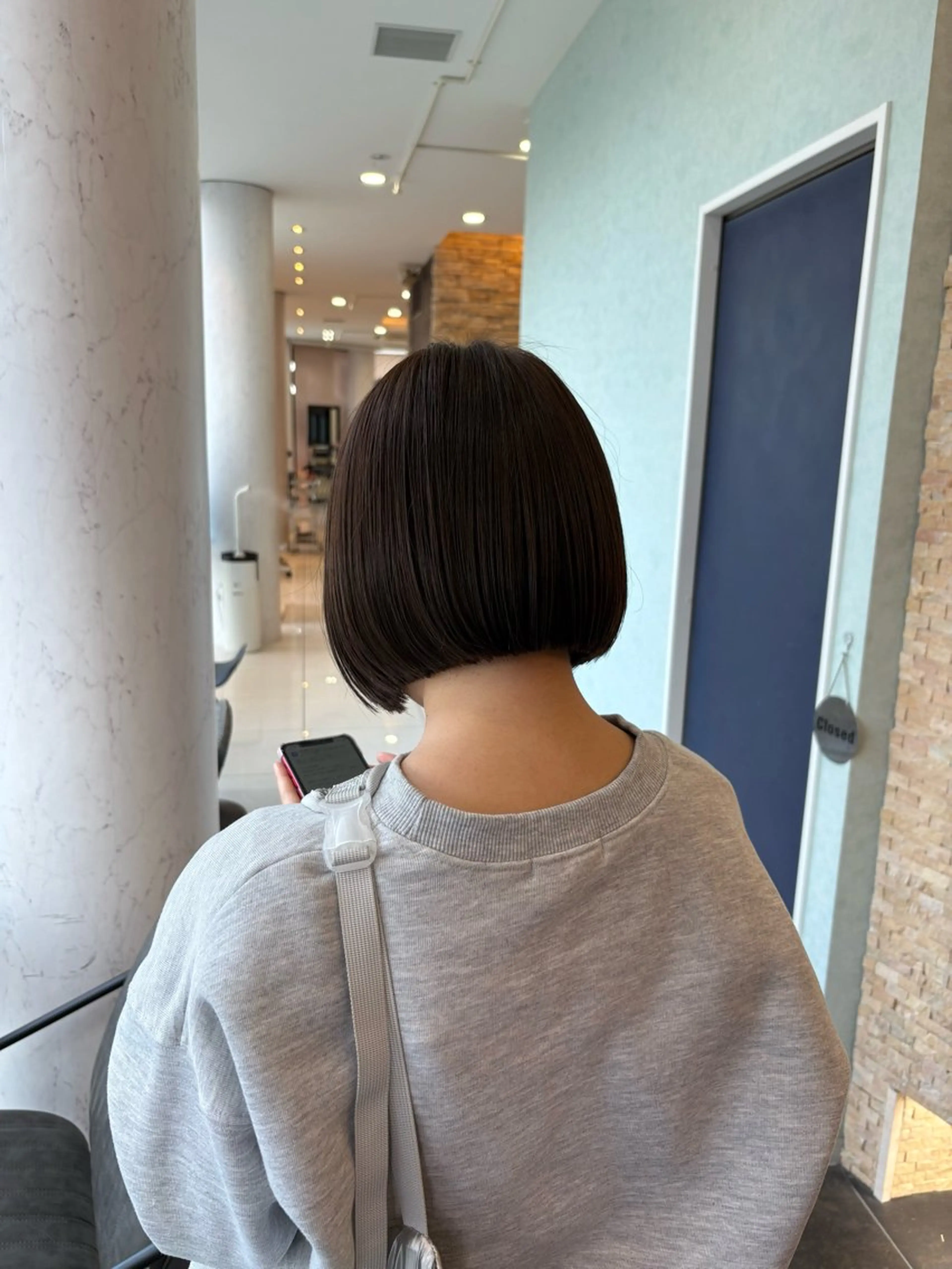 ショート カラー ブラウンカラー ボブ ops hair/ なごみのヘアスタイル