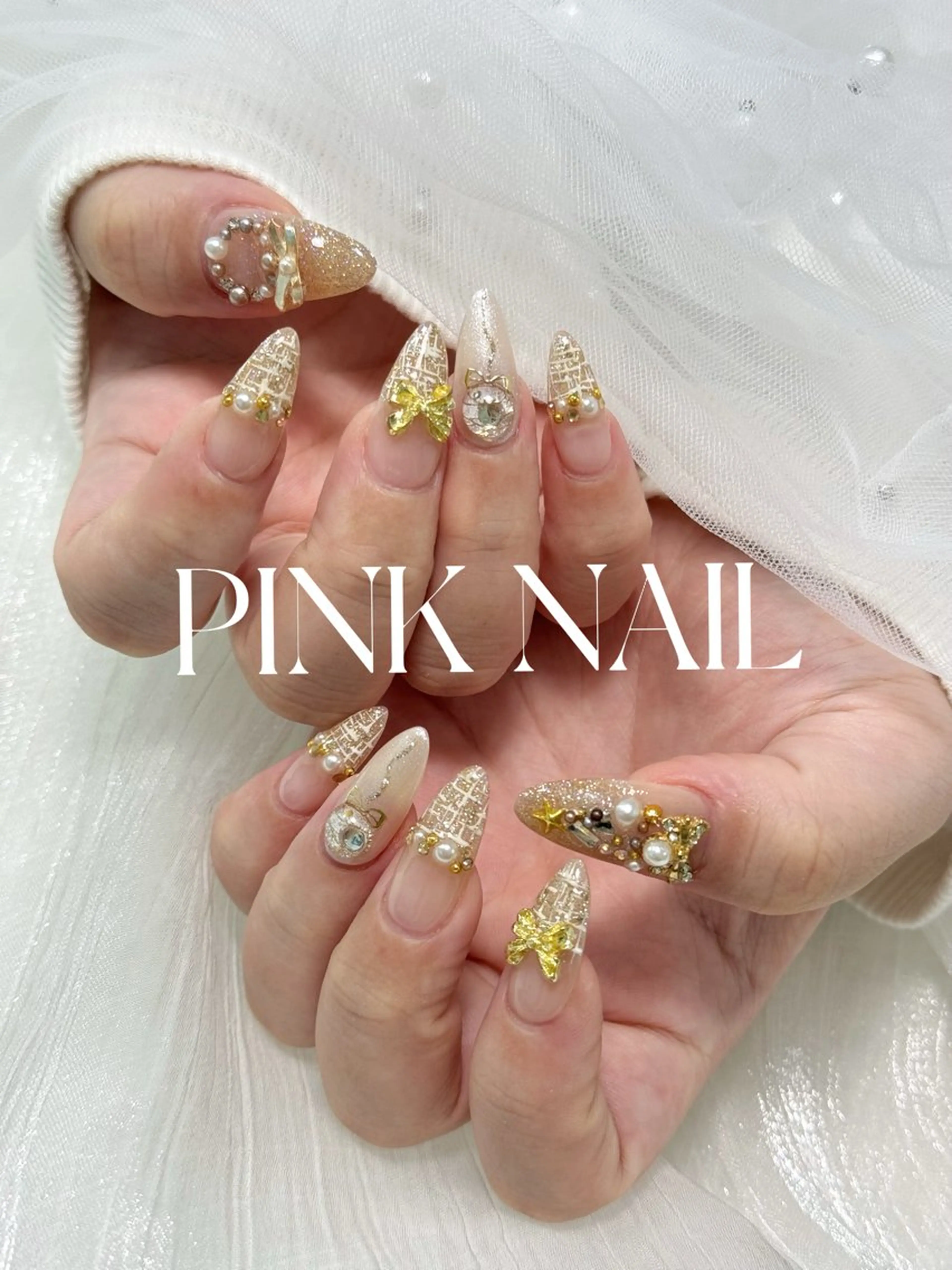 ネイル ハンドネイル pink nailのその他イメージ