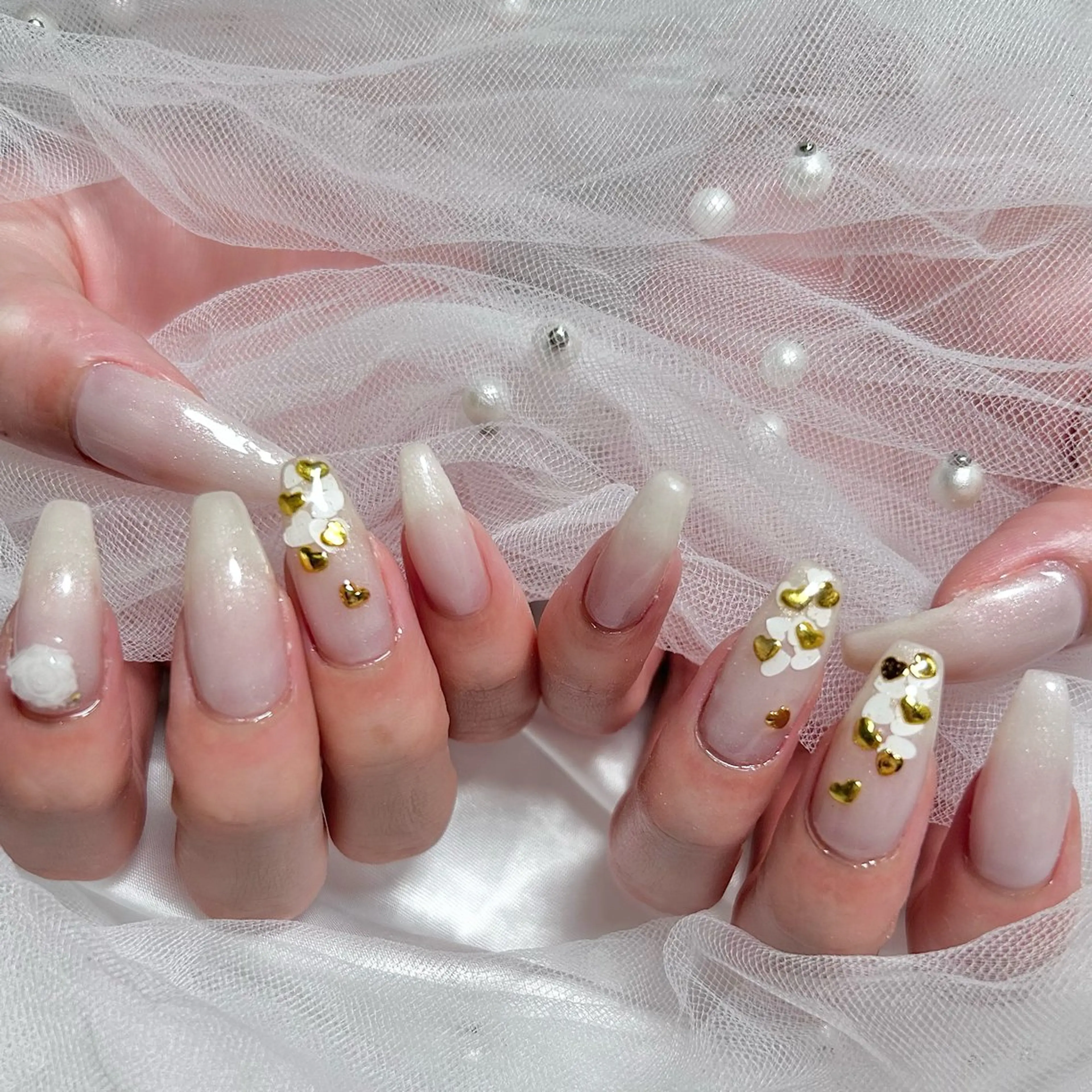 ロング ハンドネイル Imi Nail 🫧🎀hirokaのネイルデザイン