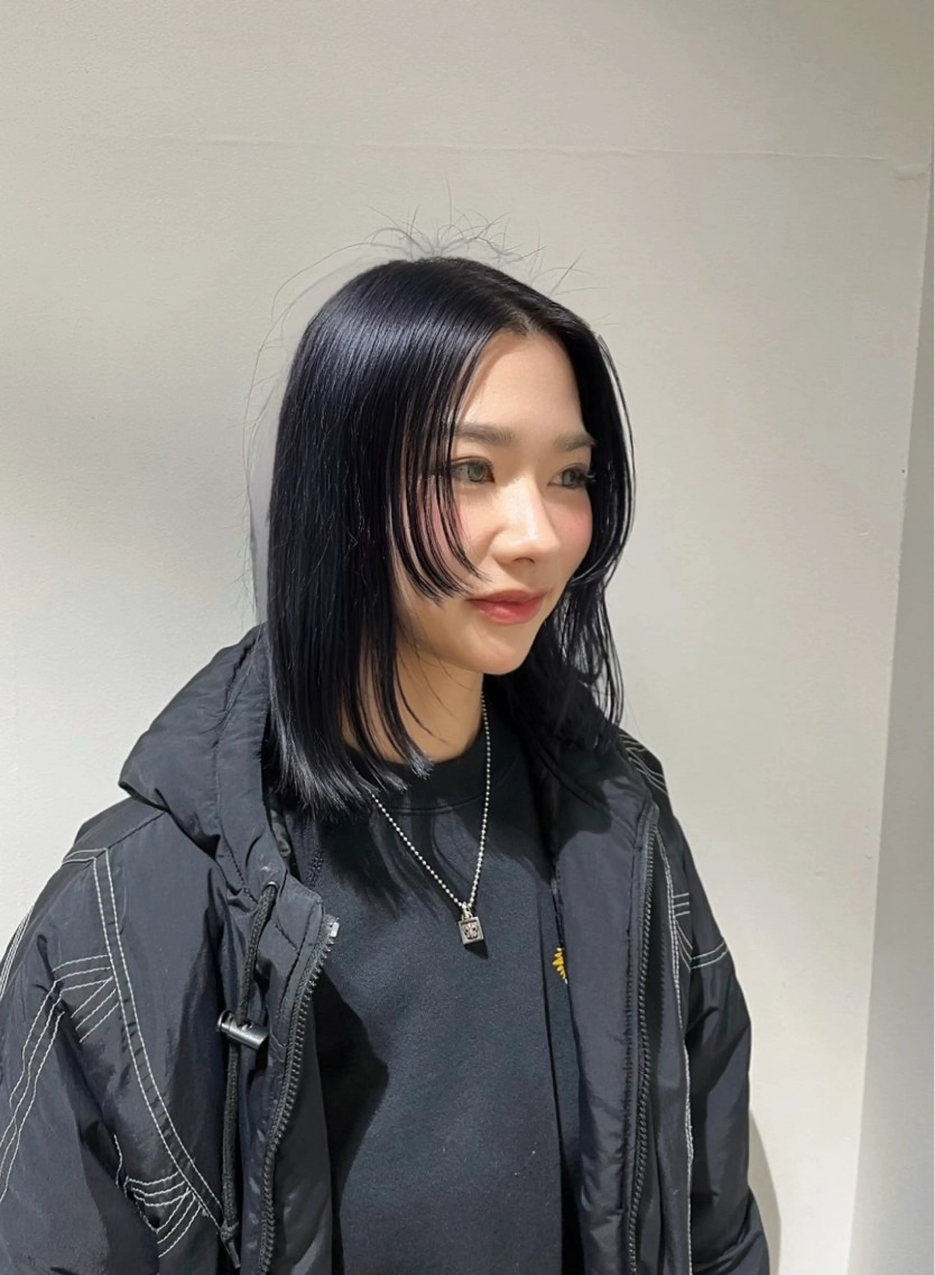 ミディアム カラー ボブレイヤー ミディアムパーマ ボブ 髪質改善 韓国風ヘア 天神大名抜け感パーマ ラフパーマのその他イメージ