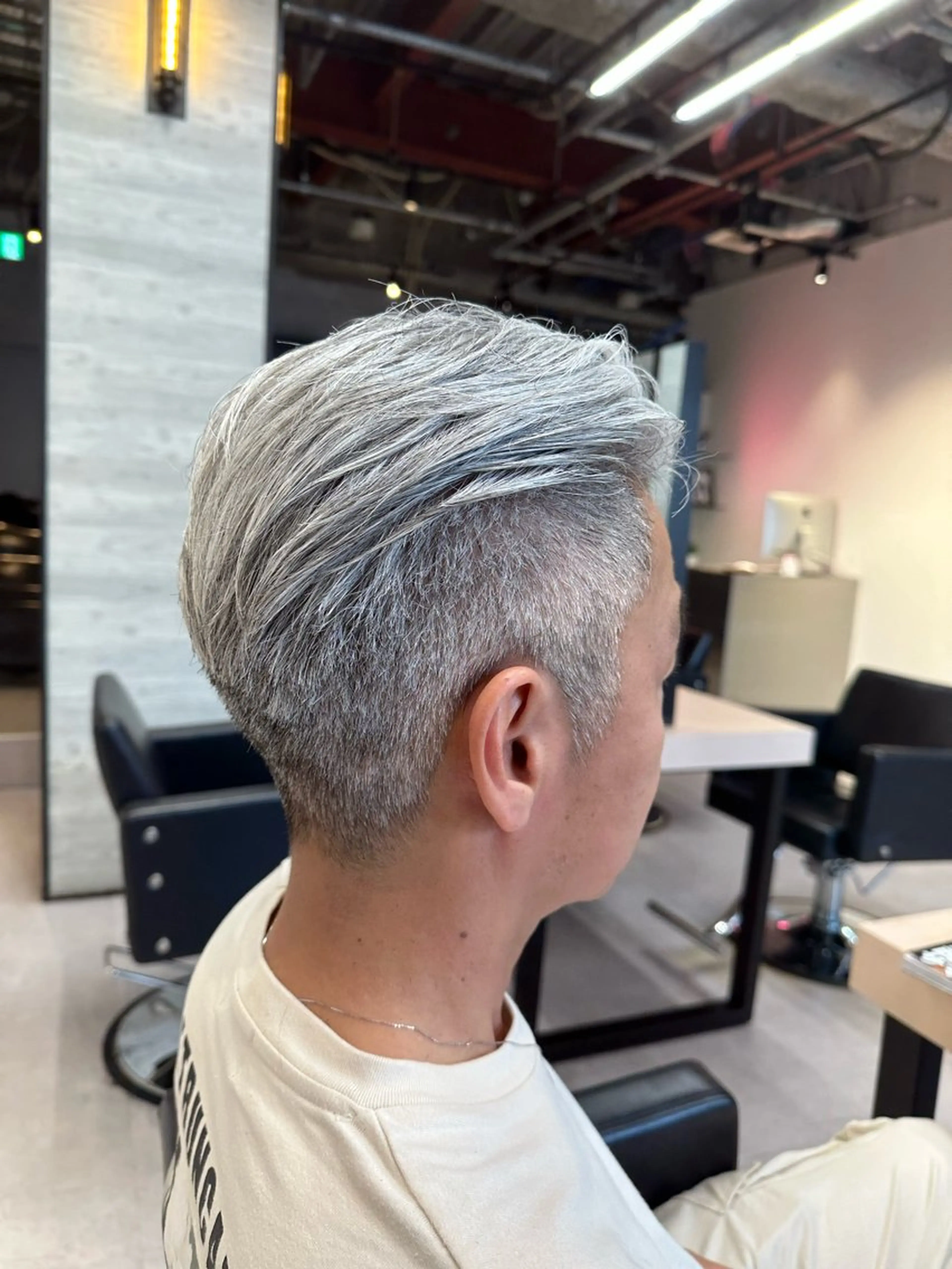 ショート メンズ メンズブリーチ メンズパーマ 縮毛矯正 カット ヘッドスパ ヘアセット 🪞個室サロン/韓国 艶髪/keito🪞のヘアスタイル