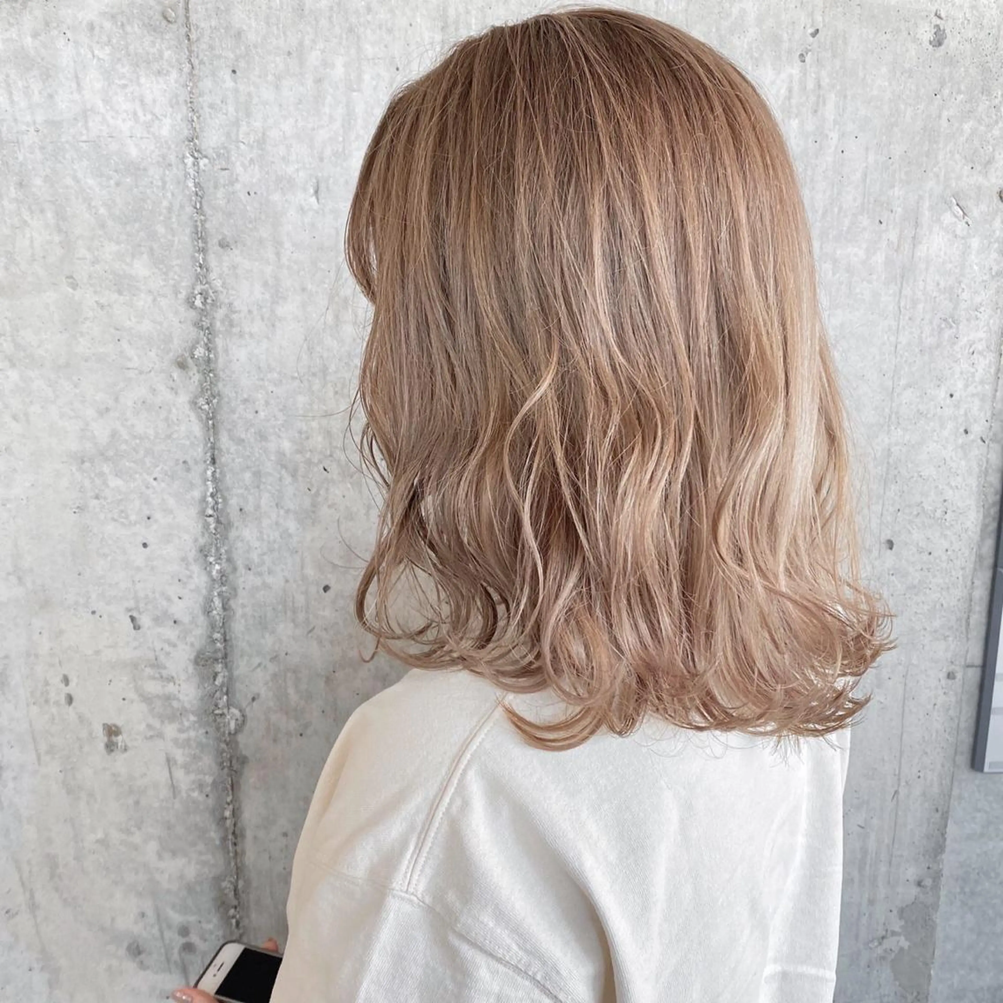 ミディアム カラー ヘアアレンジ 山崎 澪 レイヤーカット/大宮のヘアスタイル