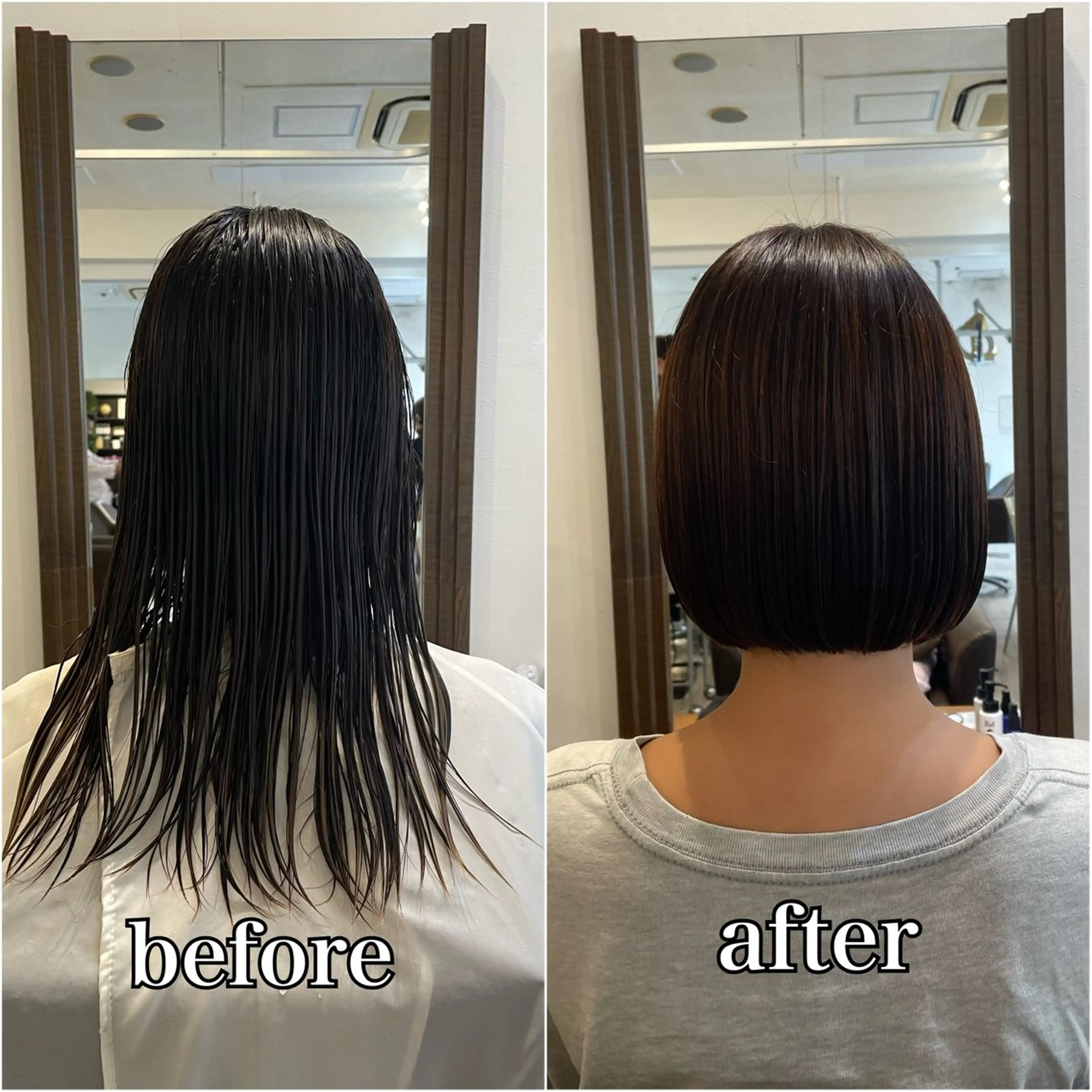 ショート 前下がりボブ ボブ 千野 優由のヘアスタイル