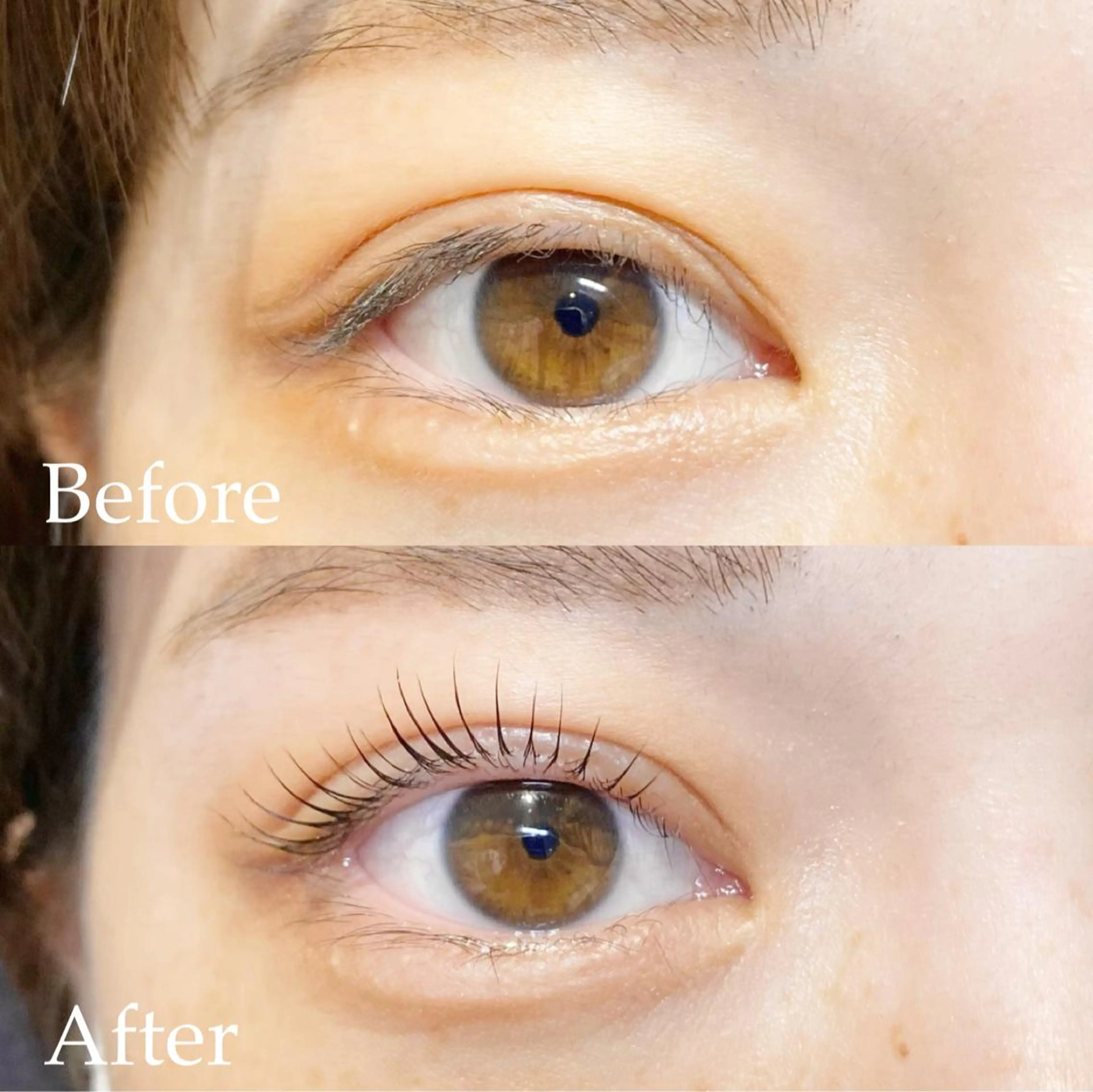 セミロング パーマ ネイル マツエク・マツパ セミロングパーマ 一重×まつ毛パーマ GO TODAY SHAiRE SALON 新宿Ciel店所属・似合わせまつ毛🫧 さくら🌸のマツエク・マツパデザイン