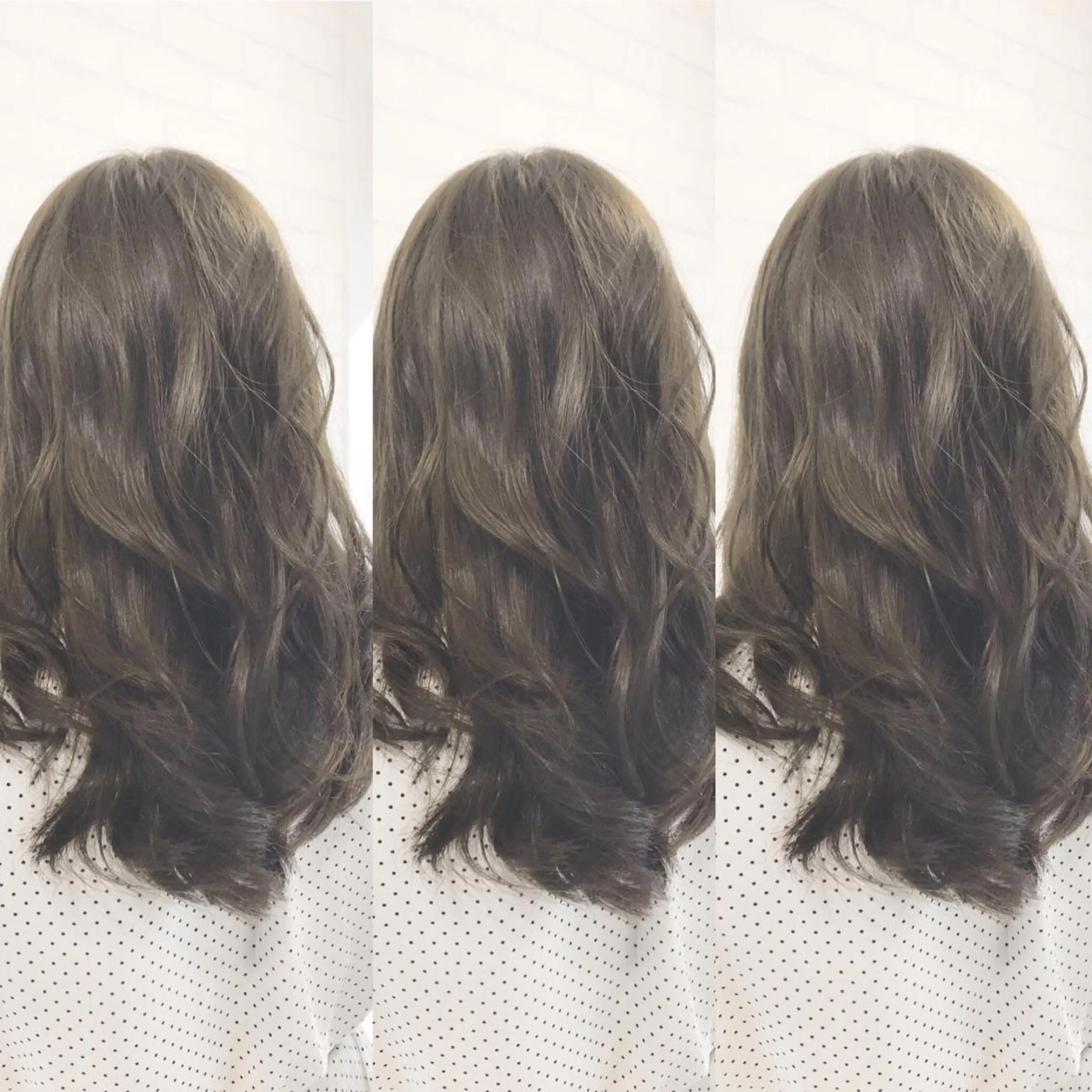 ロング ヘアカラー トリートメント Selene hair OSAKAのヘアスタイル