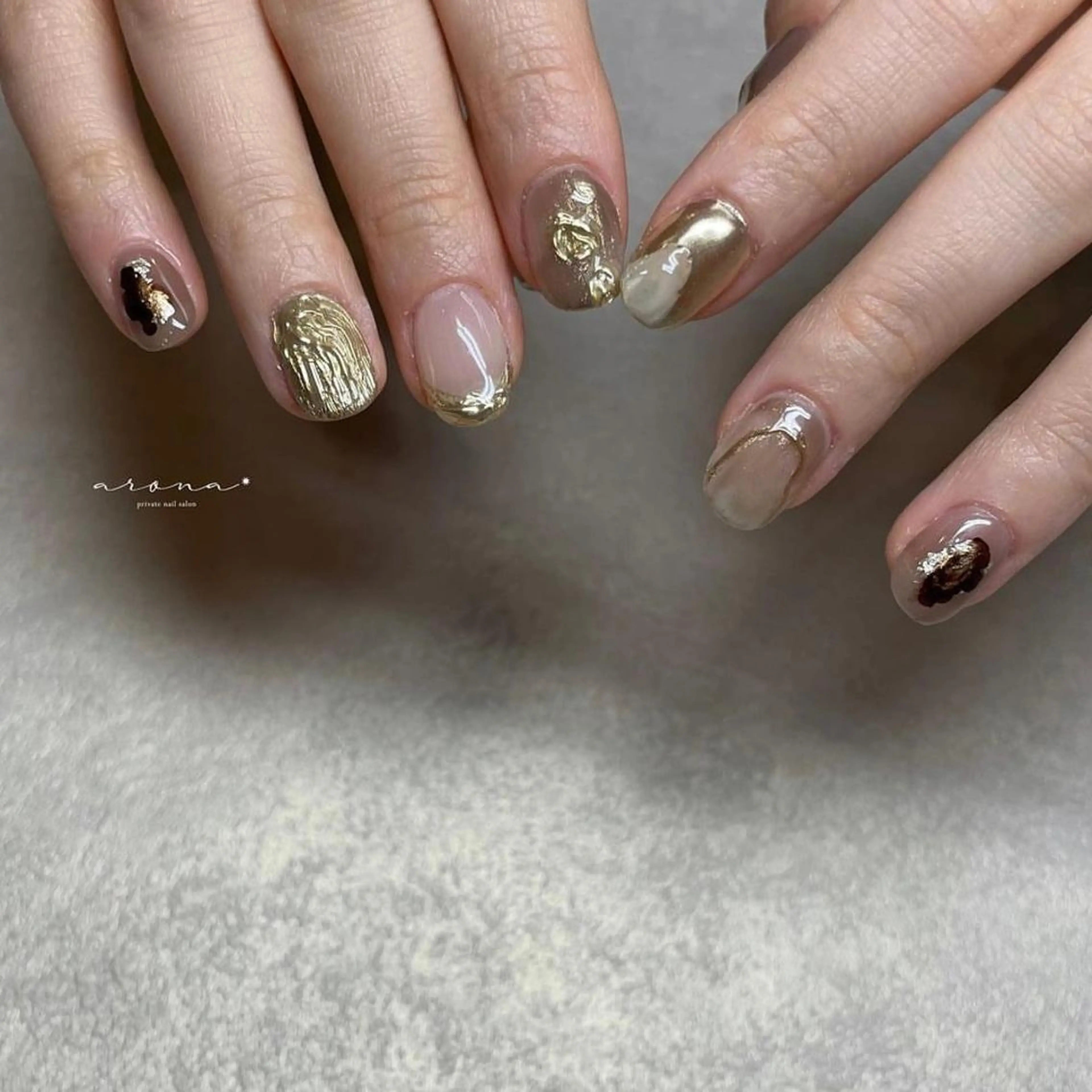 ネイル ハンドネイル nail salon ✷aronaのネイルデザイン