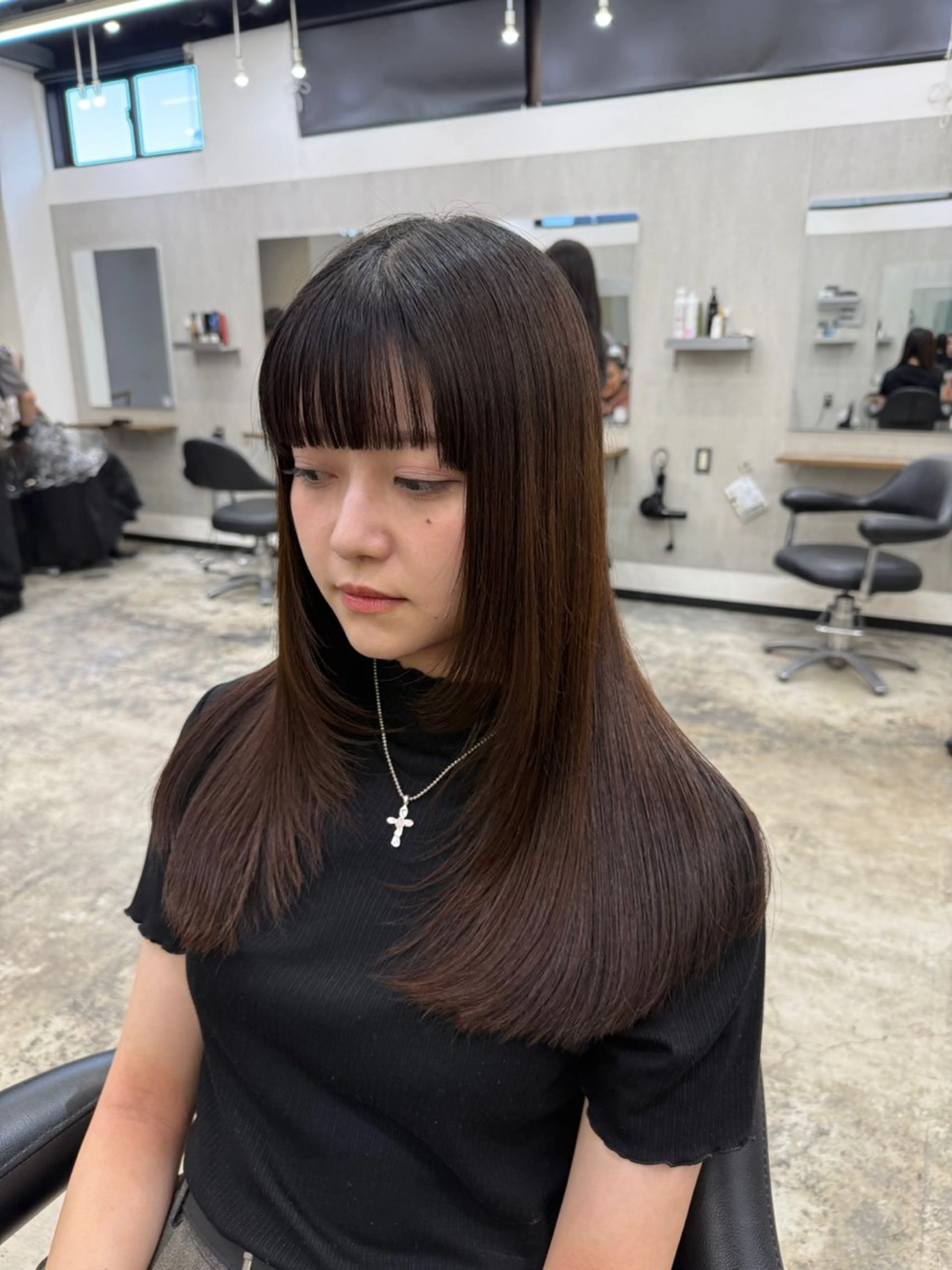 セミロング ハイトーン/ Runa⟡.·のヘアスタイル