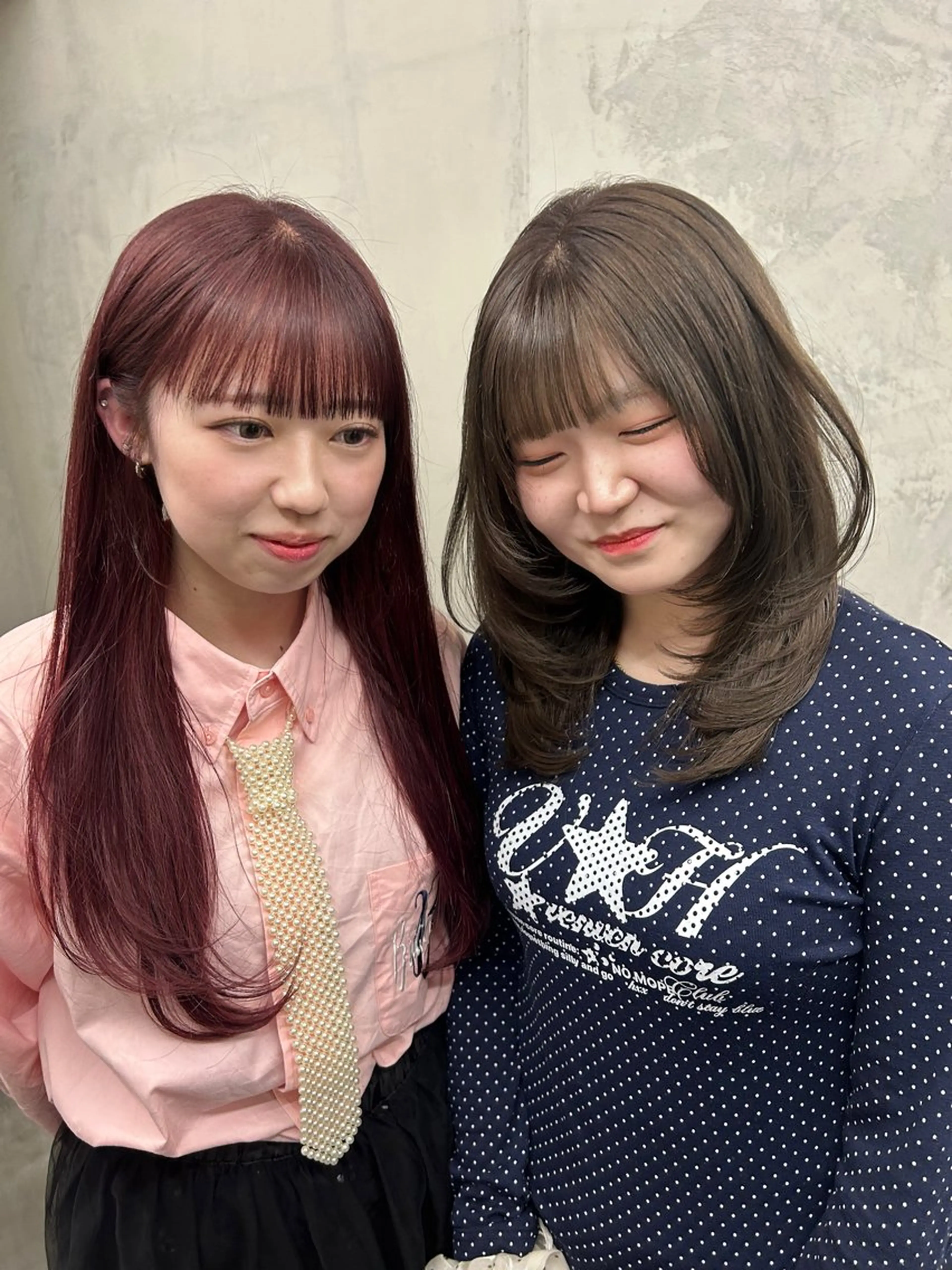 セミロング カラー カット ヘアカラー トリートメント Haru/THREE …by velvetのヘアスタイル