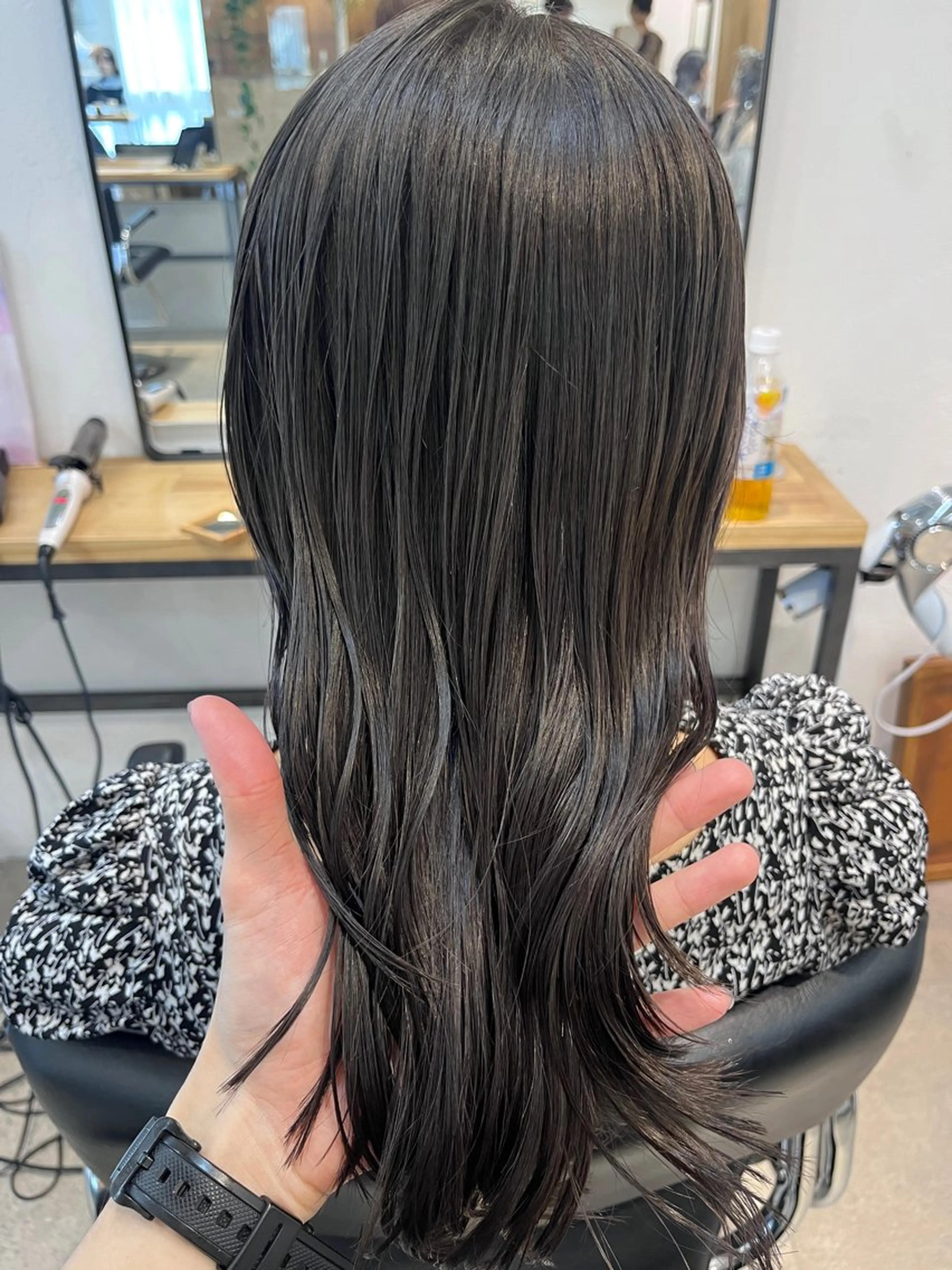セミロング カラー カット ヘアカラー トリートメント 赤み消しカラー/ ナチュラル/トモキのヘアスタイル