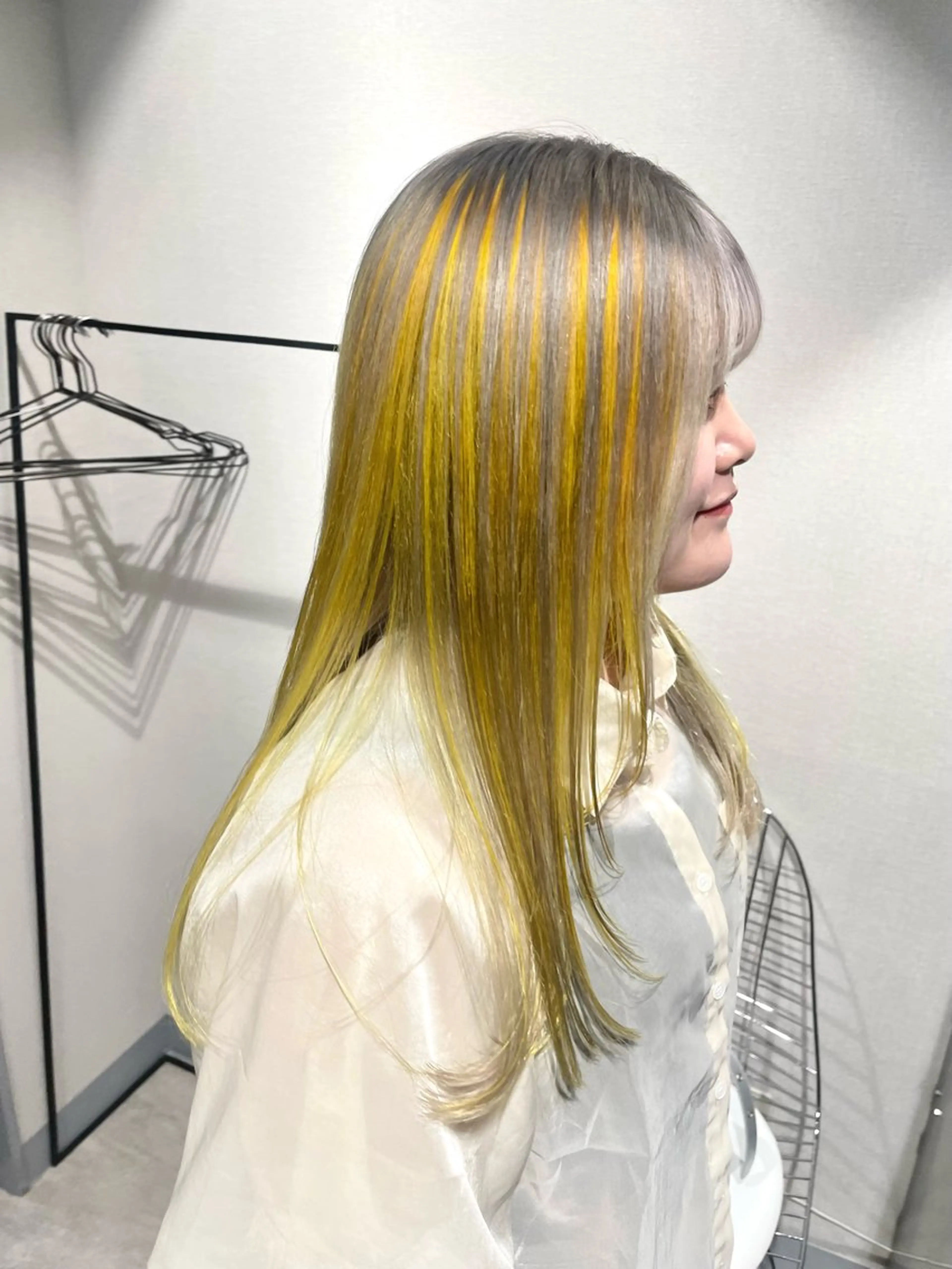 ロング カラー ブリーチ ケアブリーチ デザインカラー ダブルカラー ハイトーンカラー 🌹ブリーチ/ボブ/ レイヤー渋谷🌹のヘアスタイル