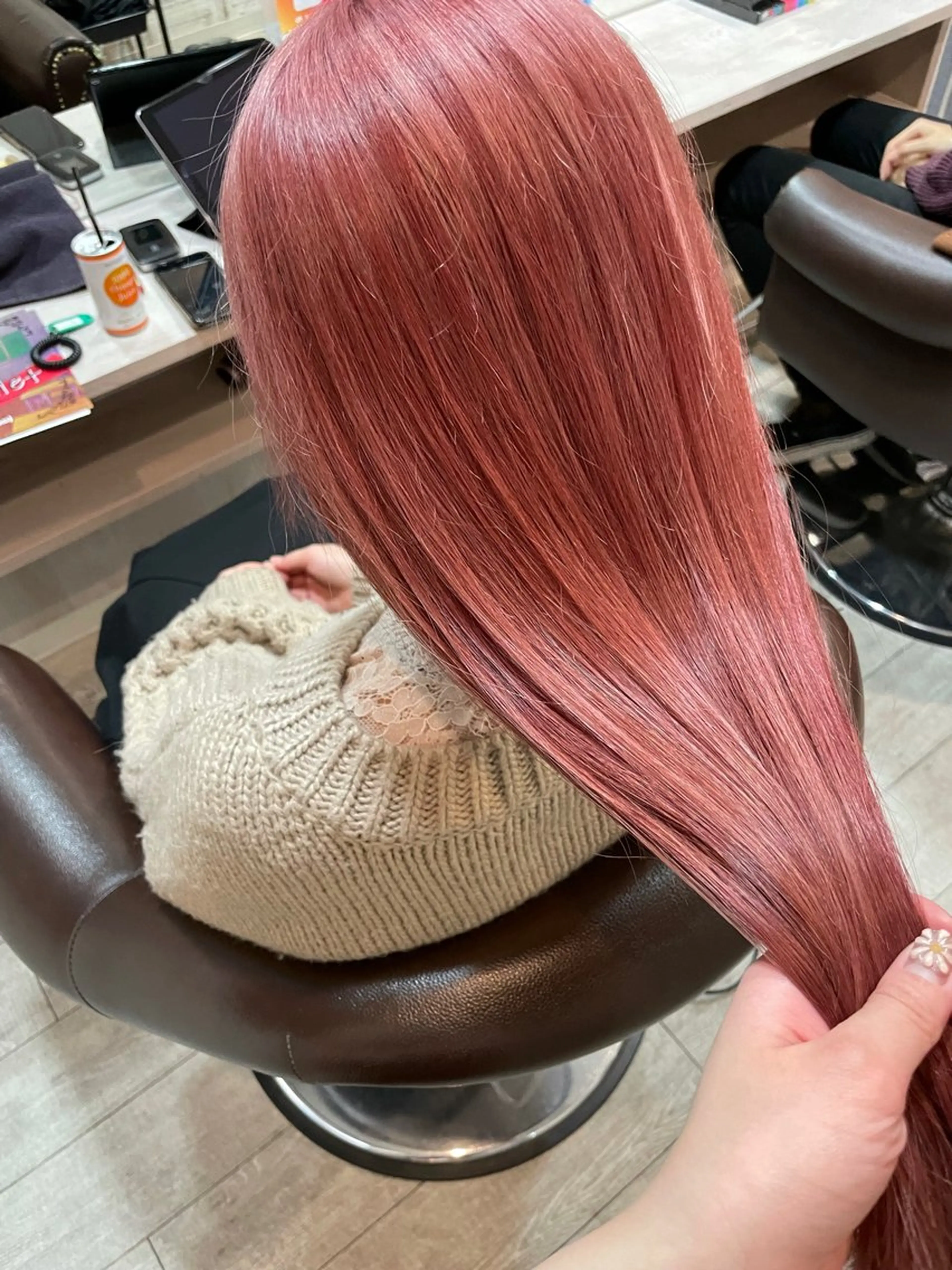 ロング カット ヘアカラー トリートメント miku 🍑髪質改善サロンのヘアスタイル