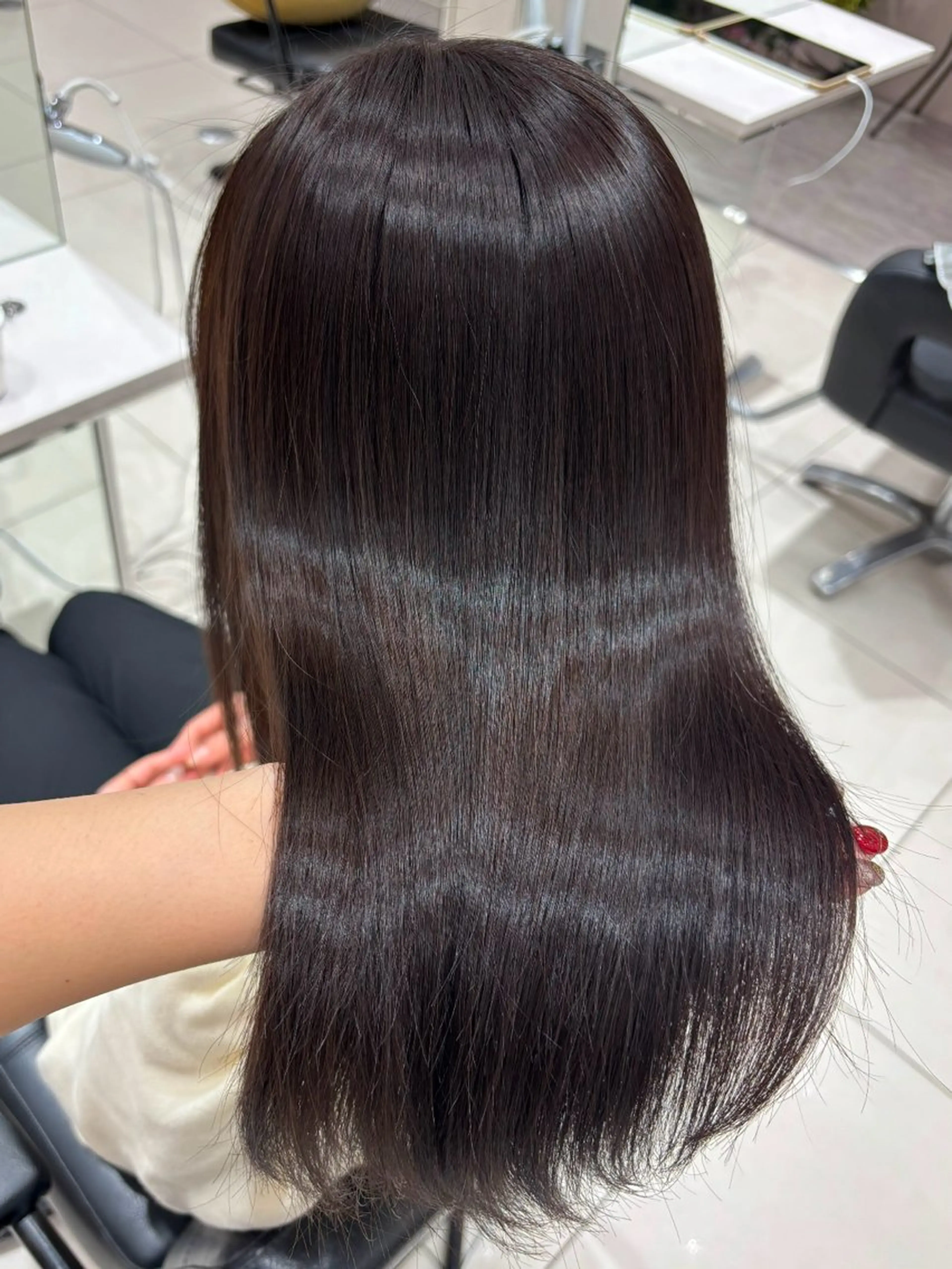 ミディアム 艶髪縮毛矯正/ レイヤー❣️mamiのヘアスタイル