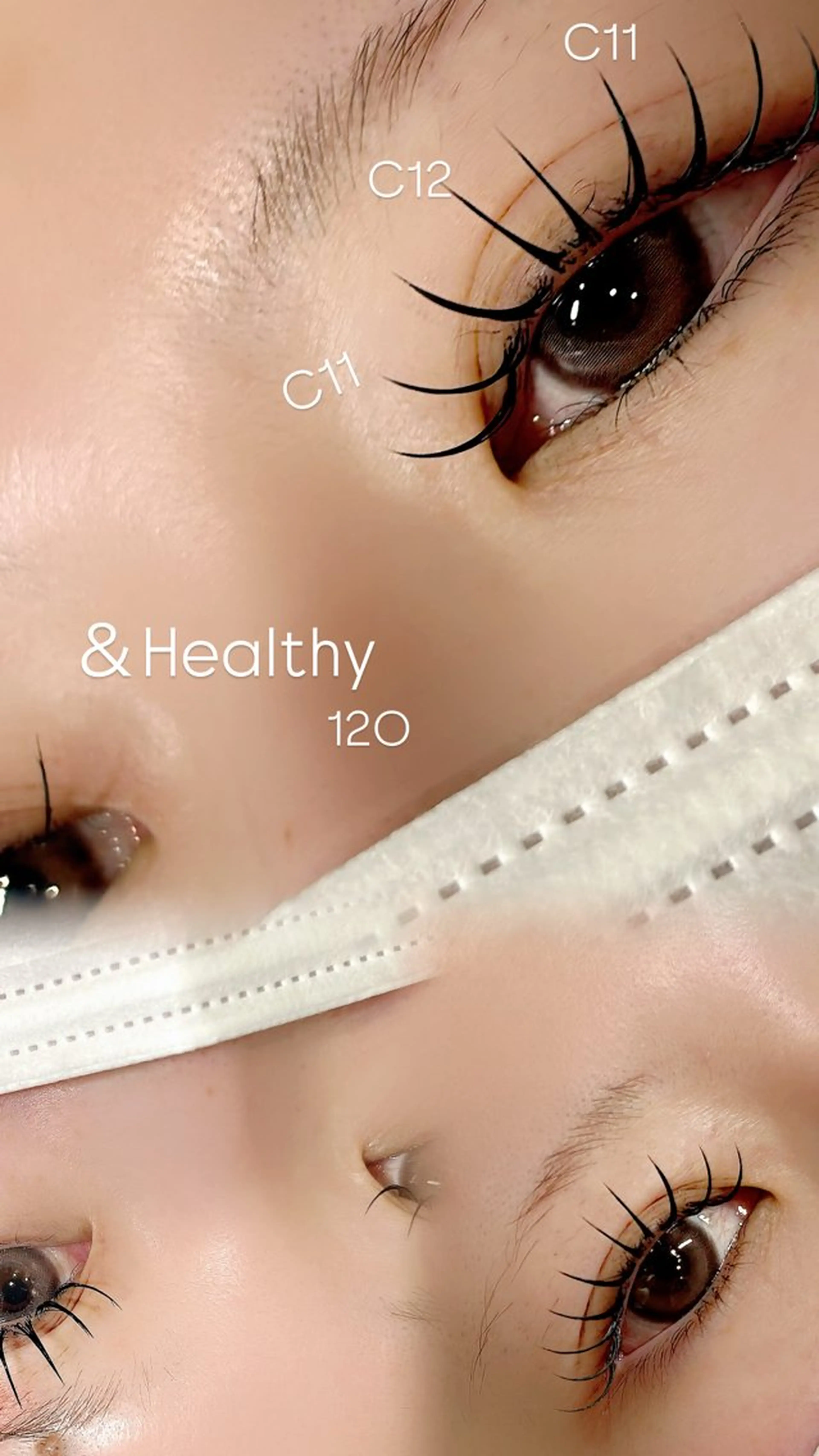 マツエク・マツパ ECLART Yumekaのマツエク・マツパデザイン