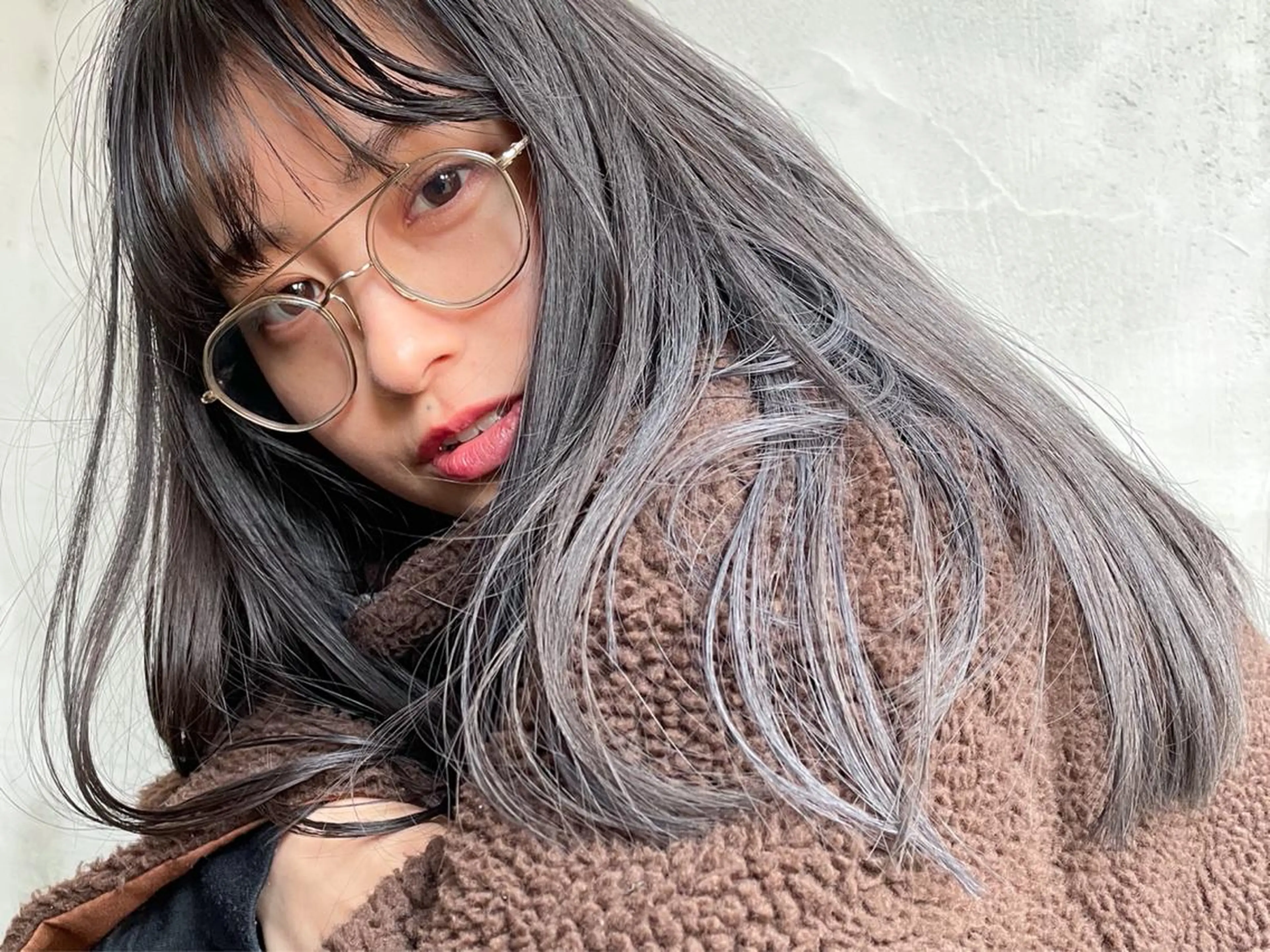 ロング カット ヘアカラー トリートメント nessヤマサキ リュウタのヘアスタイル