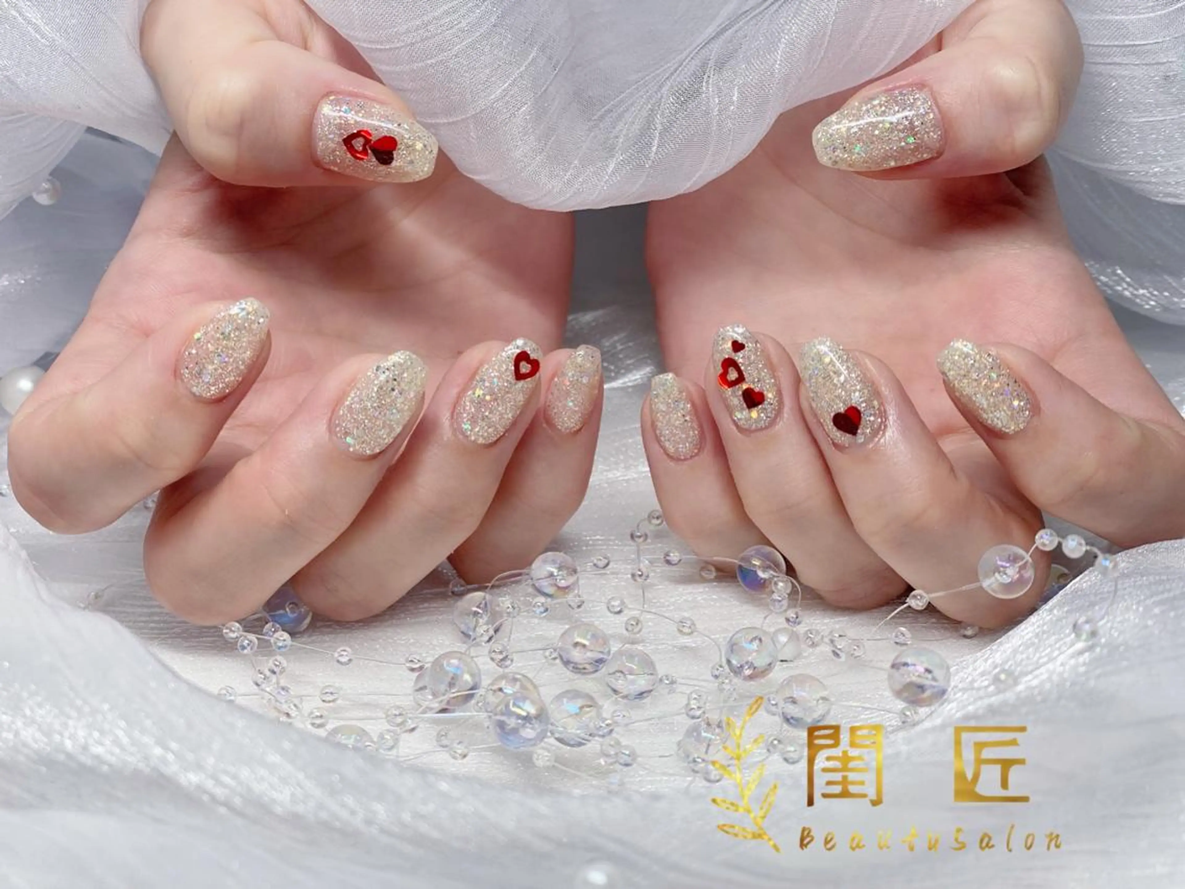 ネイル キラキラネイル 閨匠ビューティーサロン上野店所属・閨匠 上野店のネイルデザイン