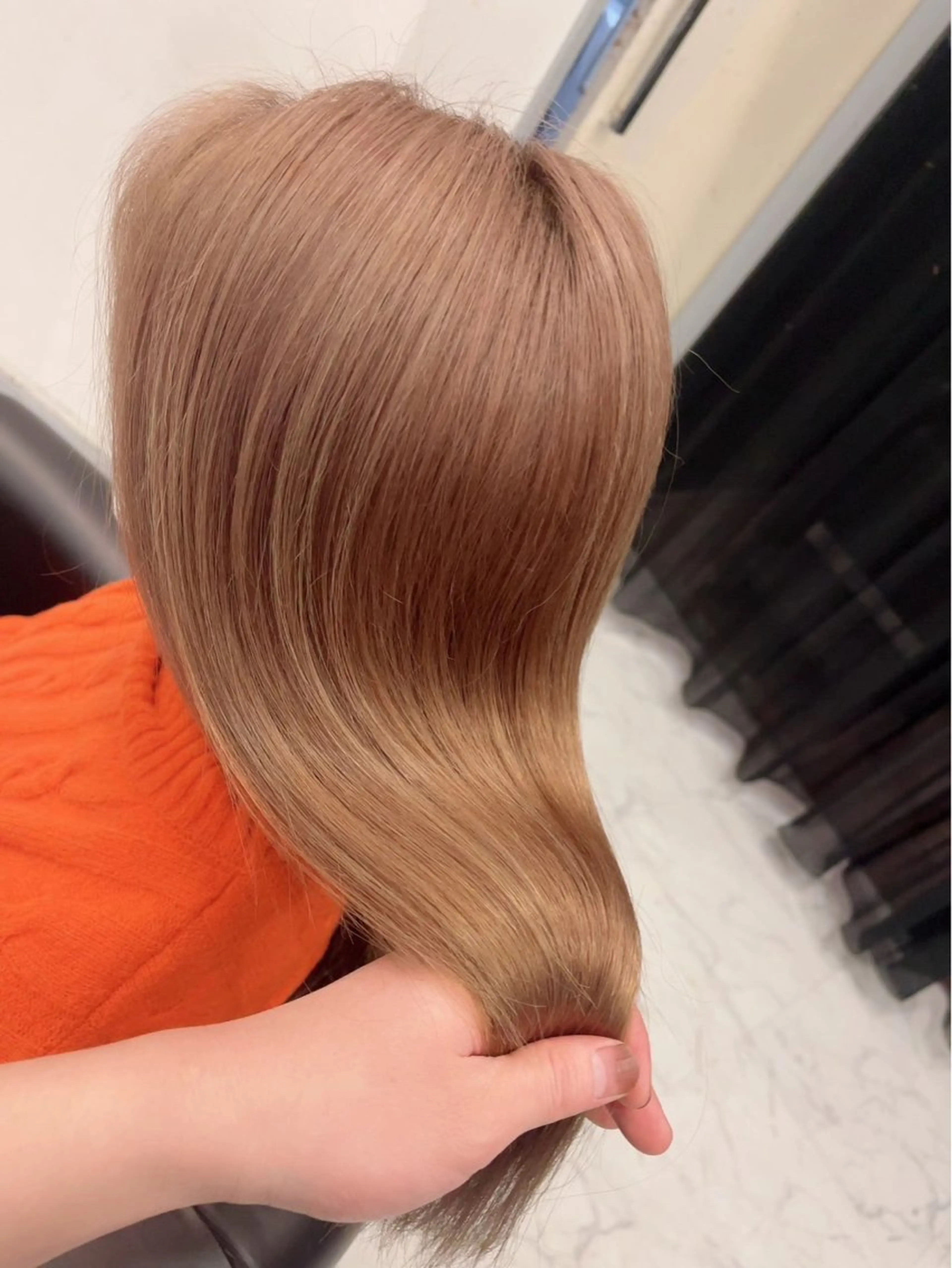 ロング カット ヘアカラー トリートメント 💎JADE GRACE💎のヘアスタイル